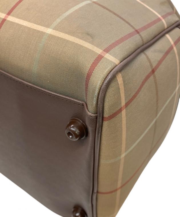 中古・古着通販】BURBERRY (バーバリー) ボストンバッグ ブラウン