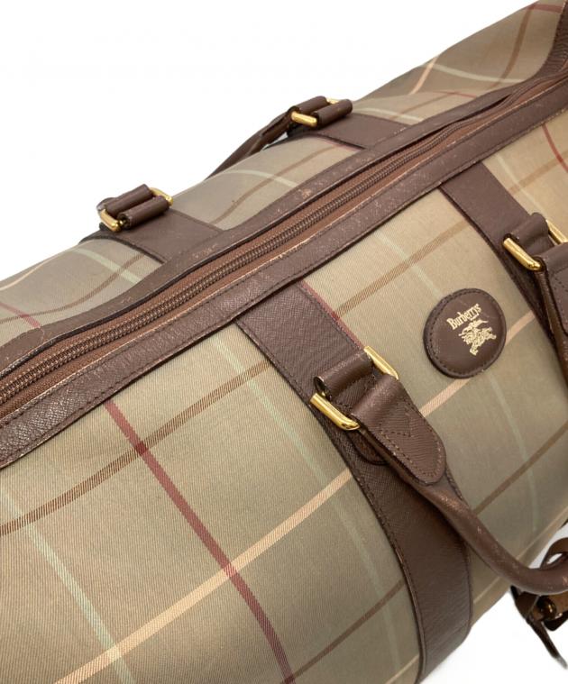 中古・古着通販】BURBERRY (バーバリー) ボストンバッグ ブラウン