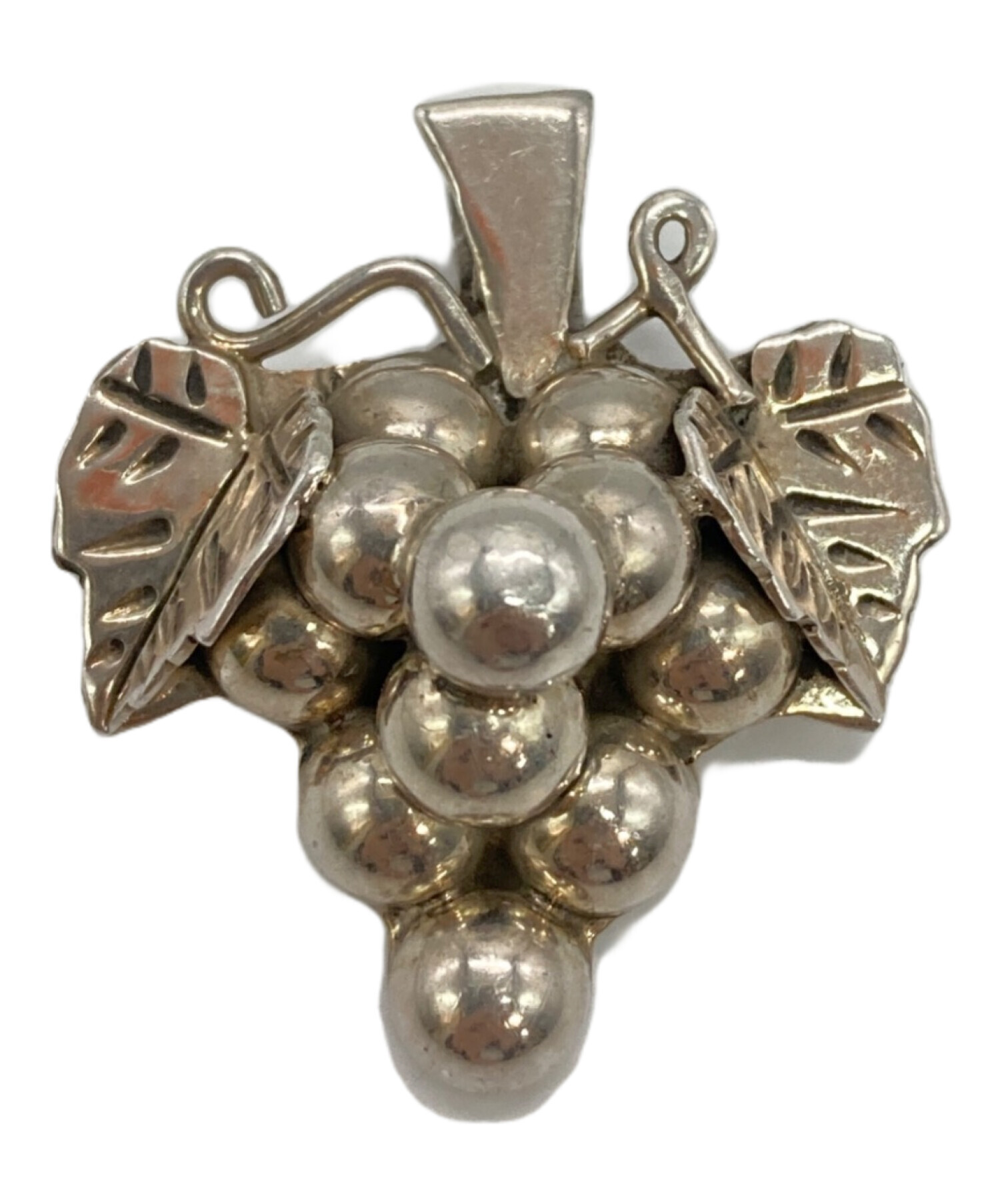 【アンティーク】七宝ブローチ アンティークシルバー使用 中古・古着通販】アンティークブローチ (アンティークブローチ