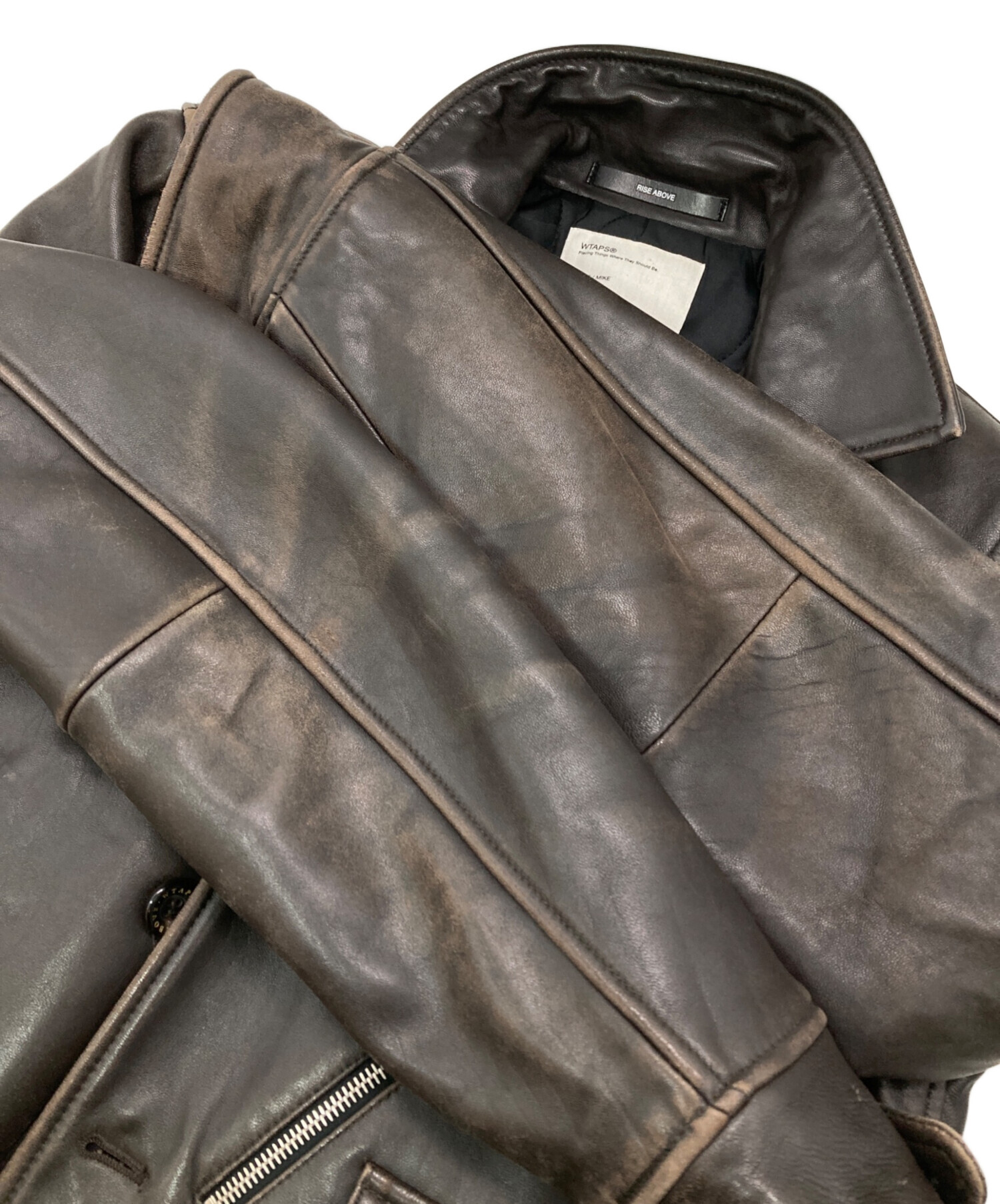 中古・古着通販】WTAPS (ダブルタップス) DAS BOOTレザージャケット