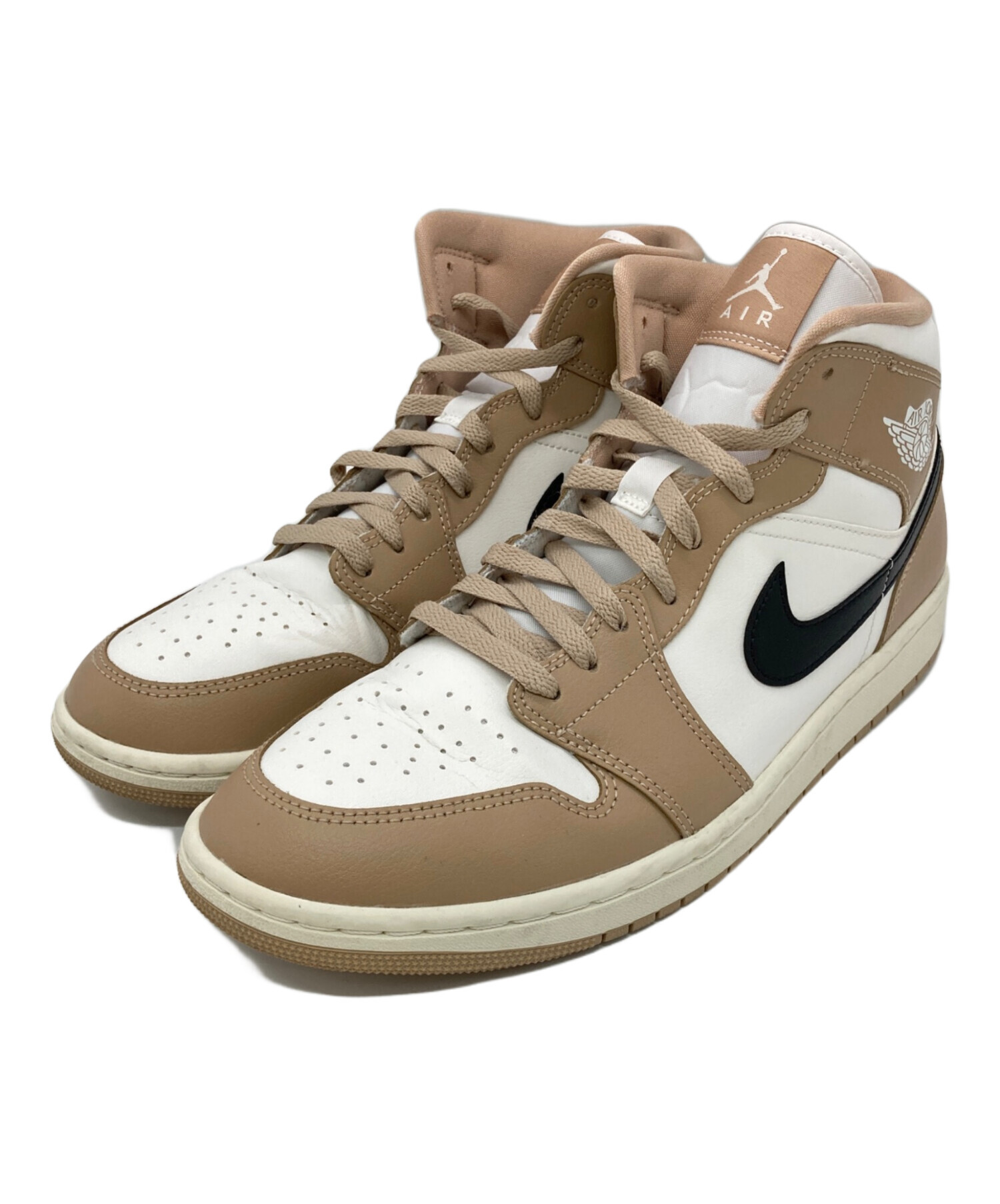 中古・古着通販】NIKE (ナイキ) WMNS AIR JORDAN 1 MID ホワイト 