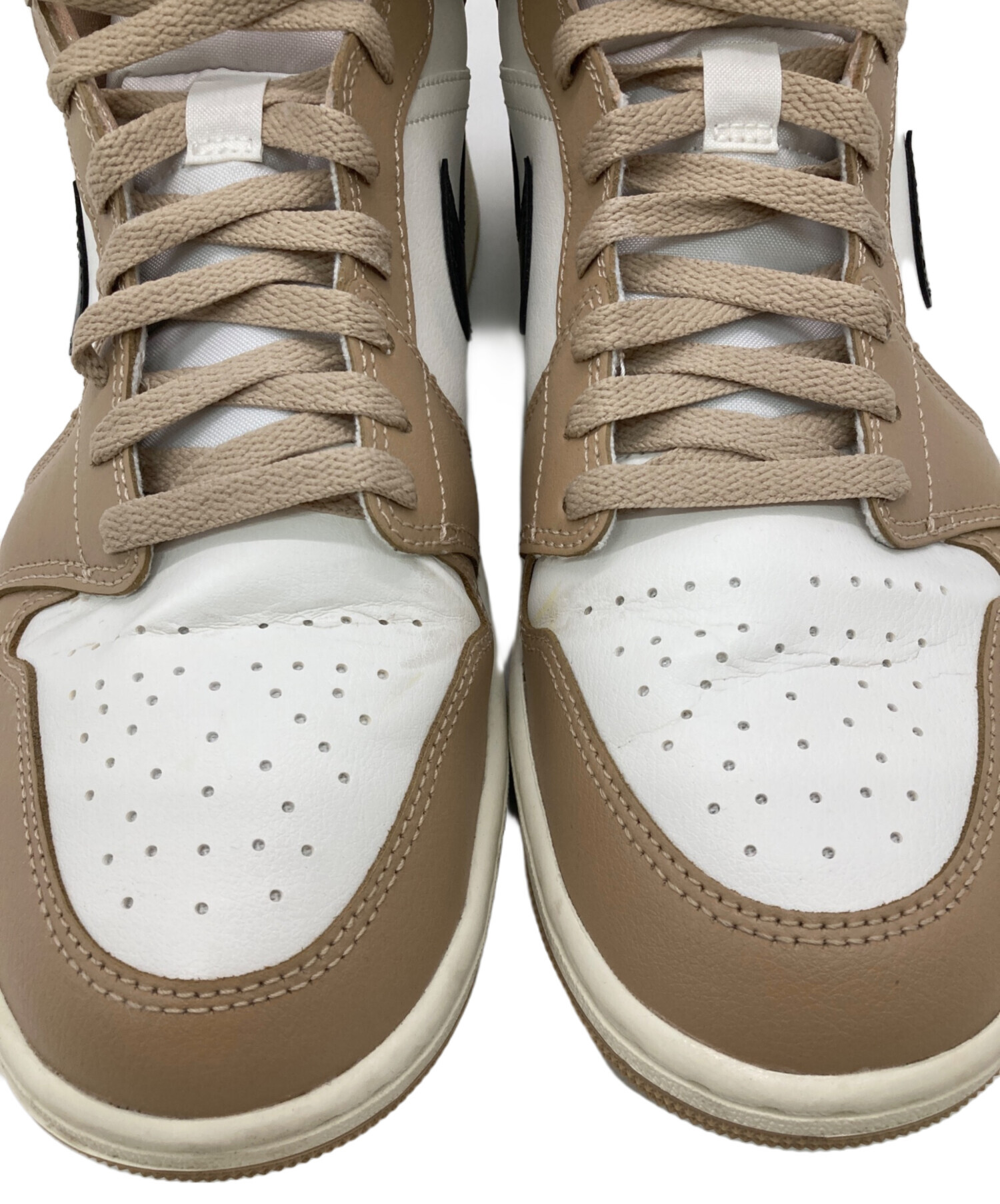 中古・古着通販】NIKE (ナイキ) WMNS AIR JORDAN 1 MID ホワイト 
