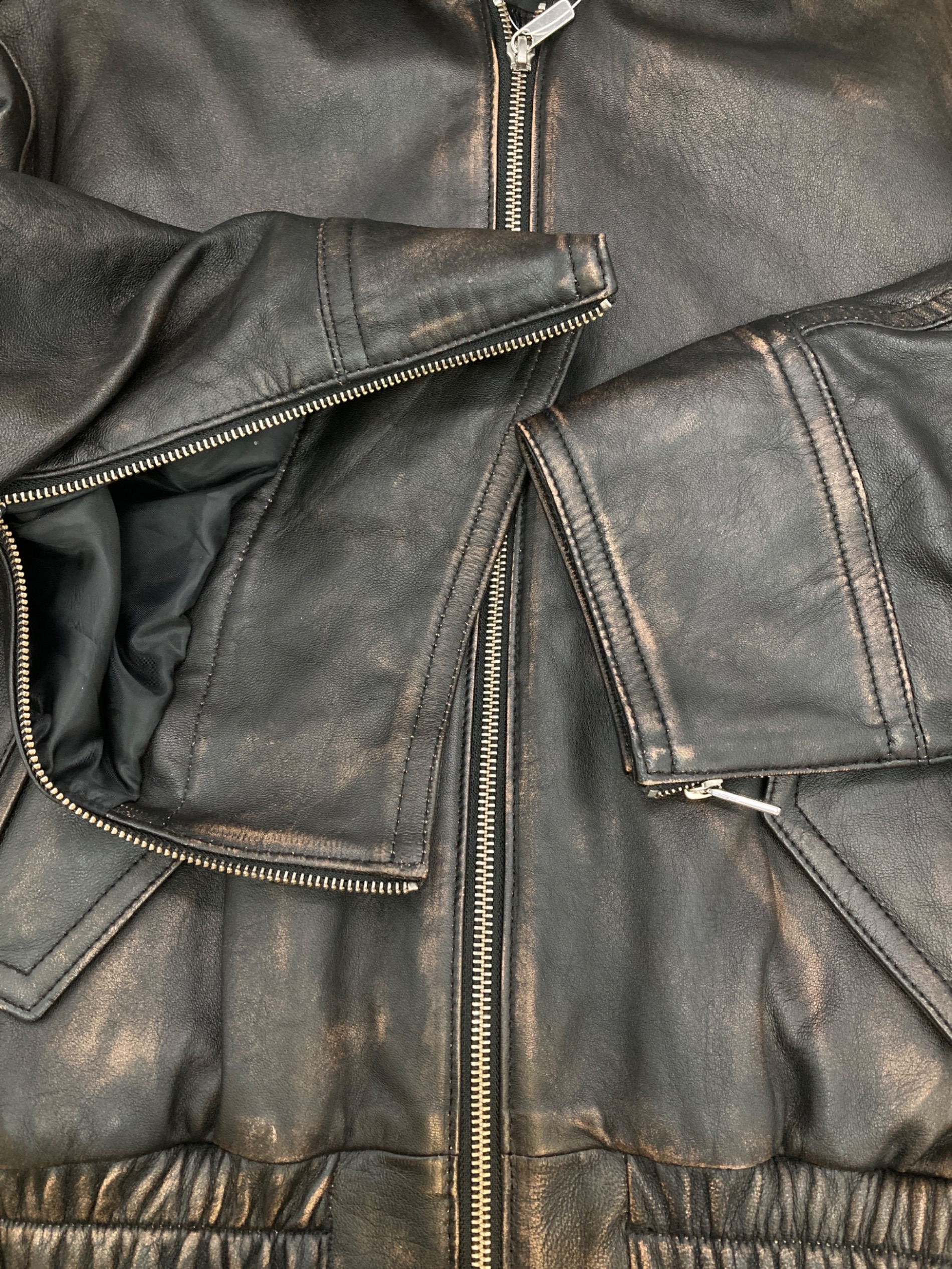 中古・古着通販】MAISON SPECIAL (メゾンスペシャル) Real Leather Zip 
