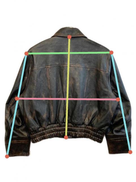 中古・古着通販】MAISON SPECIAL (メゾンスペシャル) Real Leather Zip