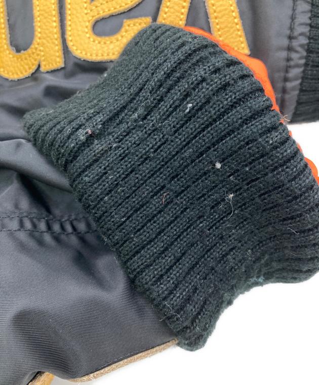 中古・古着通販】VANSON (バンソン) ボンバージャケット ブラック