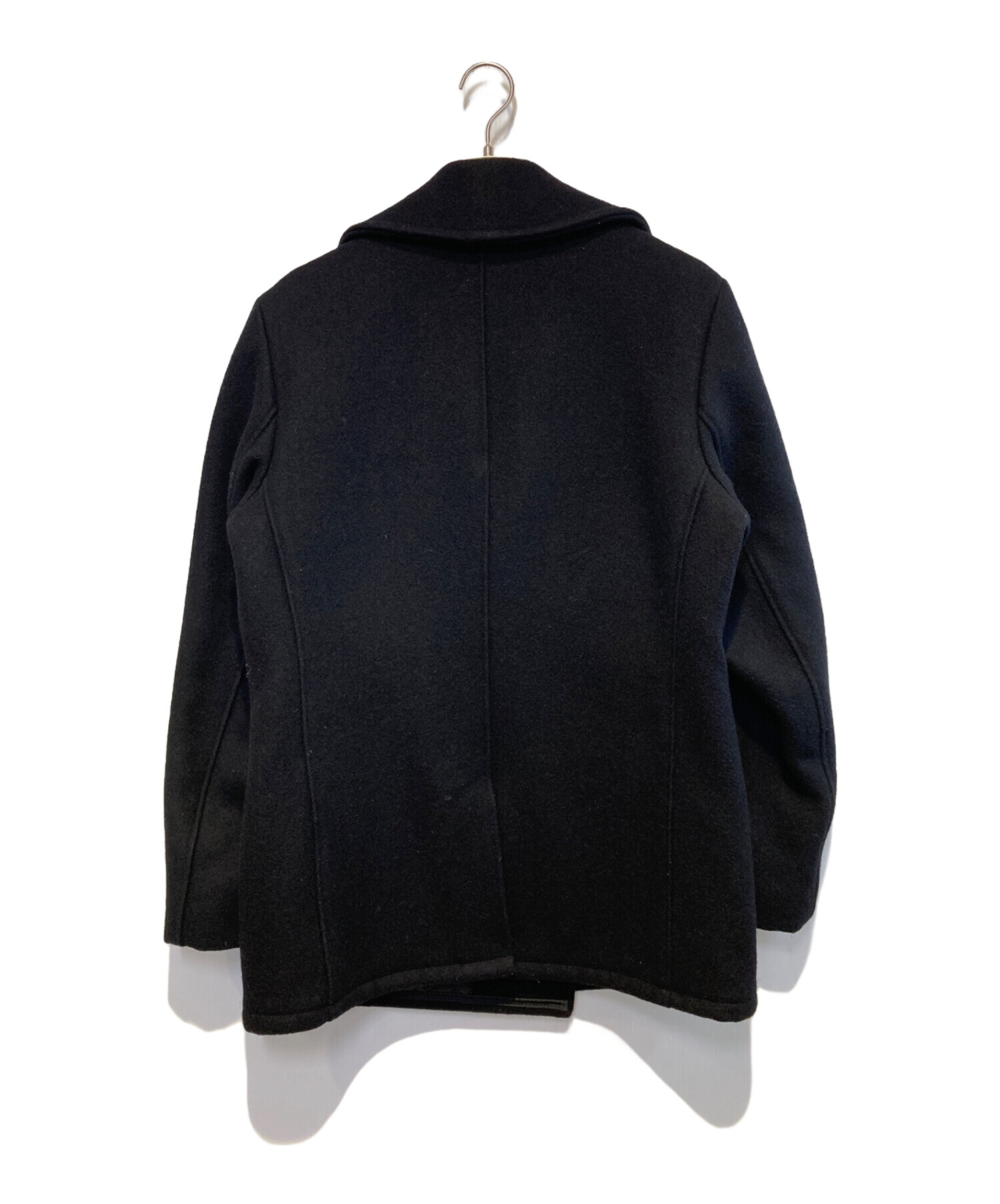 中古・古着通販】Schott (ショット) メルトンPコート ブラック サイズ