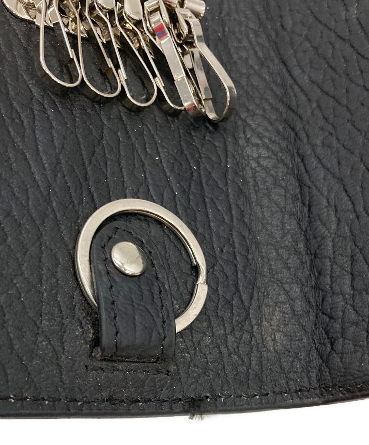 【未使用品】Maison Margiela ブラックキーケース Maison Margiela メゾンマルジェラ キーケース キーホルダーウォレット