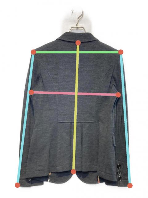 Lサイズ 40 バーバリーロンドン テーラードジャケット ホワイト タグ付 中古・古着通販】BURBERRY LONDON (バーバリーロンドン) テーラード