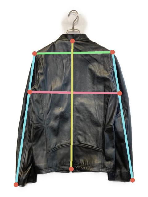 中古・古着通販】LHP (エルエイチピー) シングルライダースジャケット