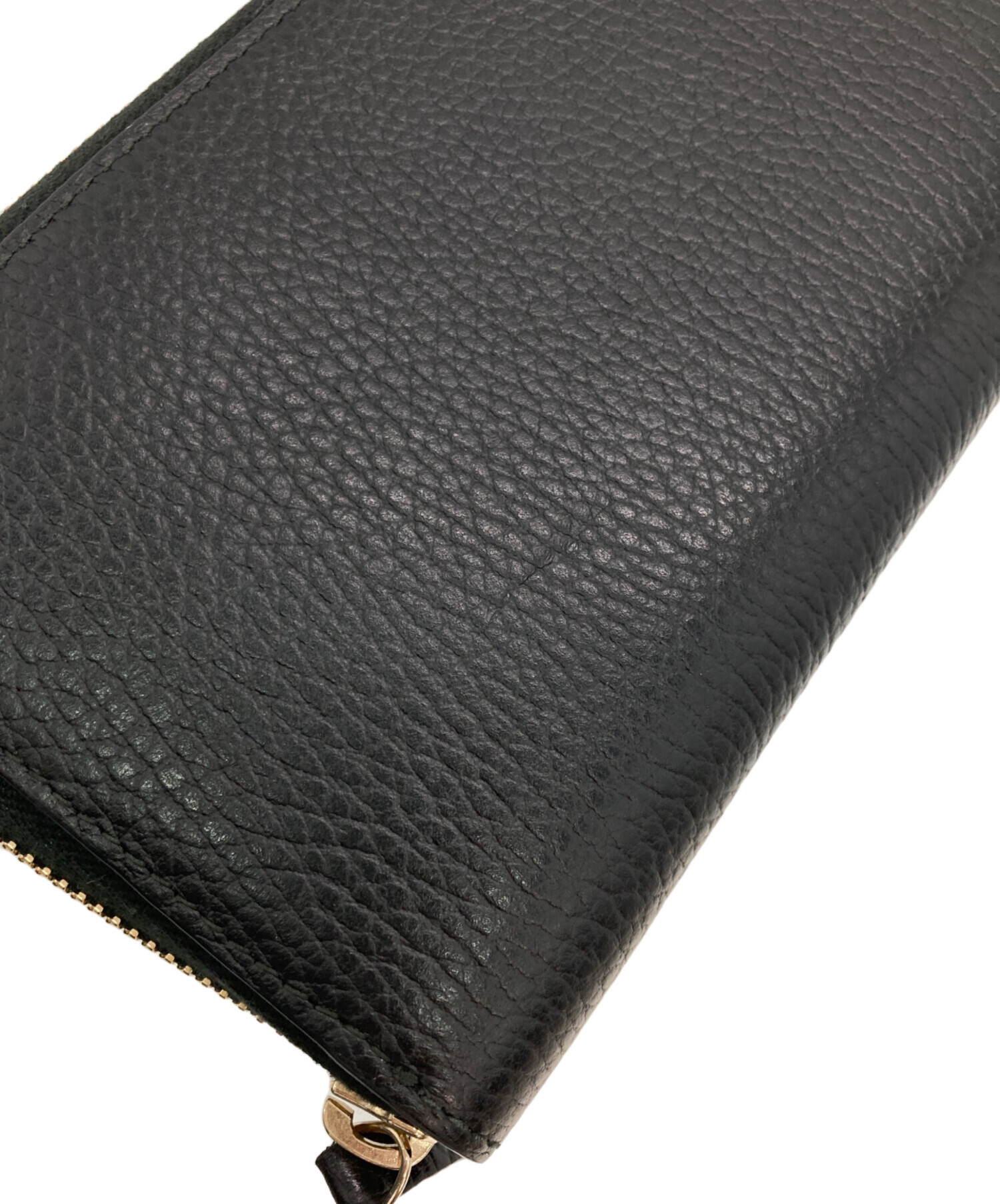 中古・古着通販】GUCCI (グッチ) インターロッキングG 長財布 ブラック