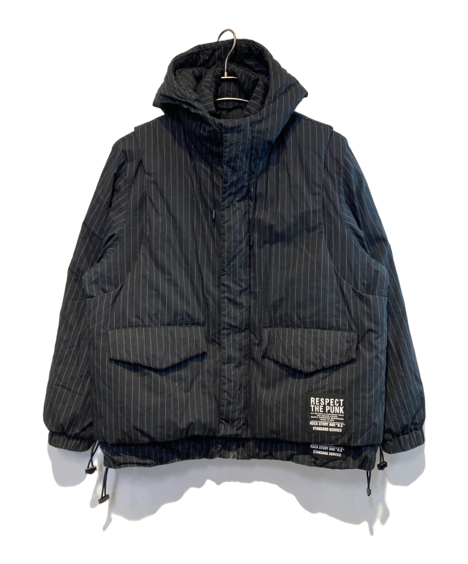 中古・古着通販】uaboni (ユアボニ) ダウンジャケット ブラック サイズ