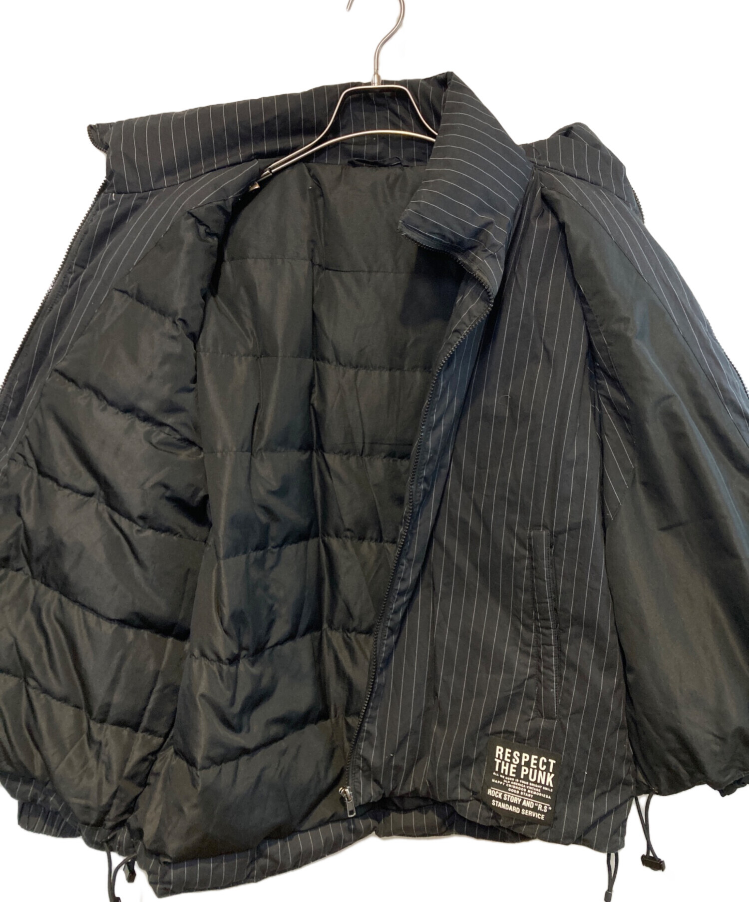 中古・古着通販】uaboni (ユアボニ) ダウンジャケット ブラック サイズ