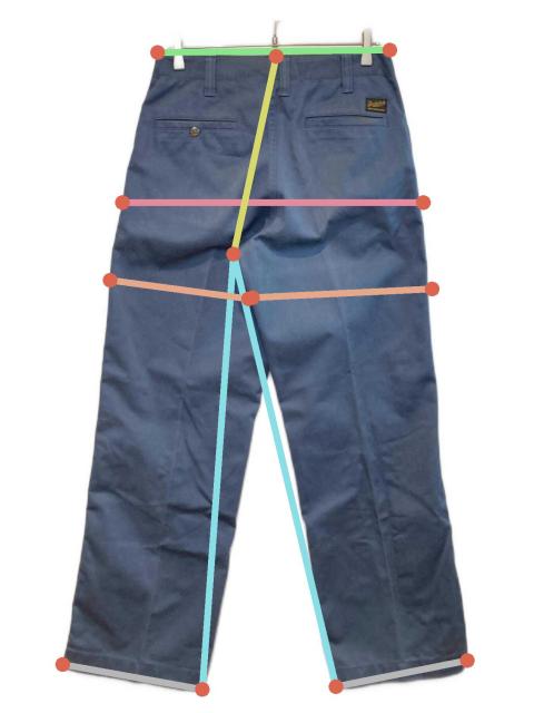 中古・古着通販】TENDERLOIN (テンダーロイン) ワークパンツ ネイビー