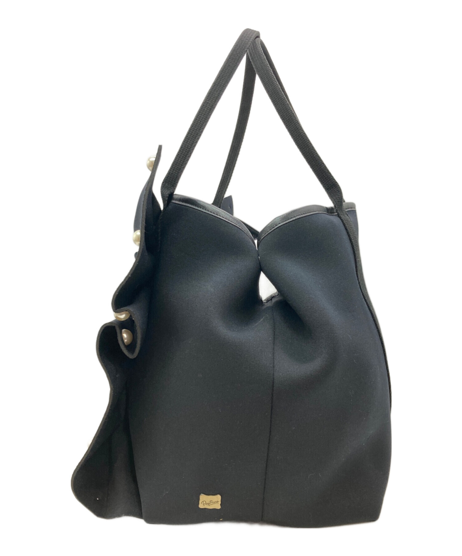 中古・古着通販】Rapture (ラプチャー) パールフリルトートバッグ