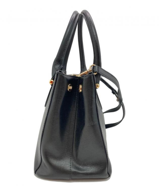 未使用に近い✨ローレンラルフローレン 2WAY トートバッグ A4収納 ブラック 中古・古着通販】LAUREN RALPH LAUREN (ローレンラルフローレン) 2way