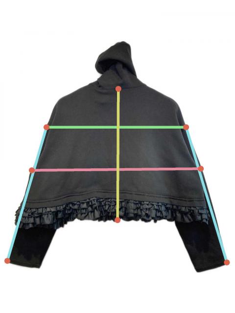 【新品未使用】ロージーモンスター　hem frill parker 中古・古着通販】rosy monster (ロージーモンスター) hem frill parker