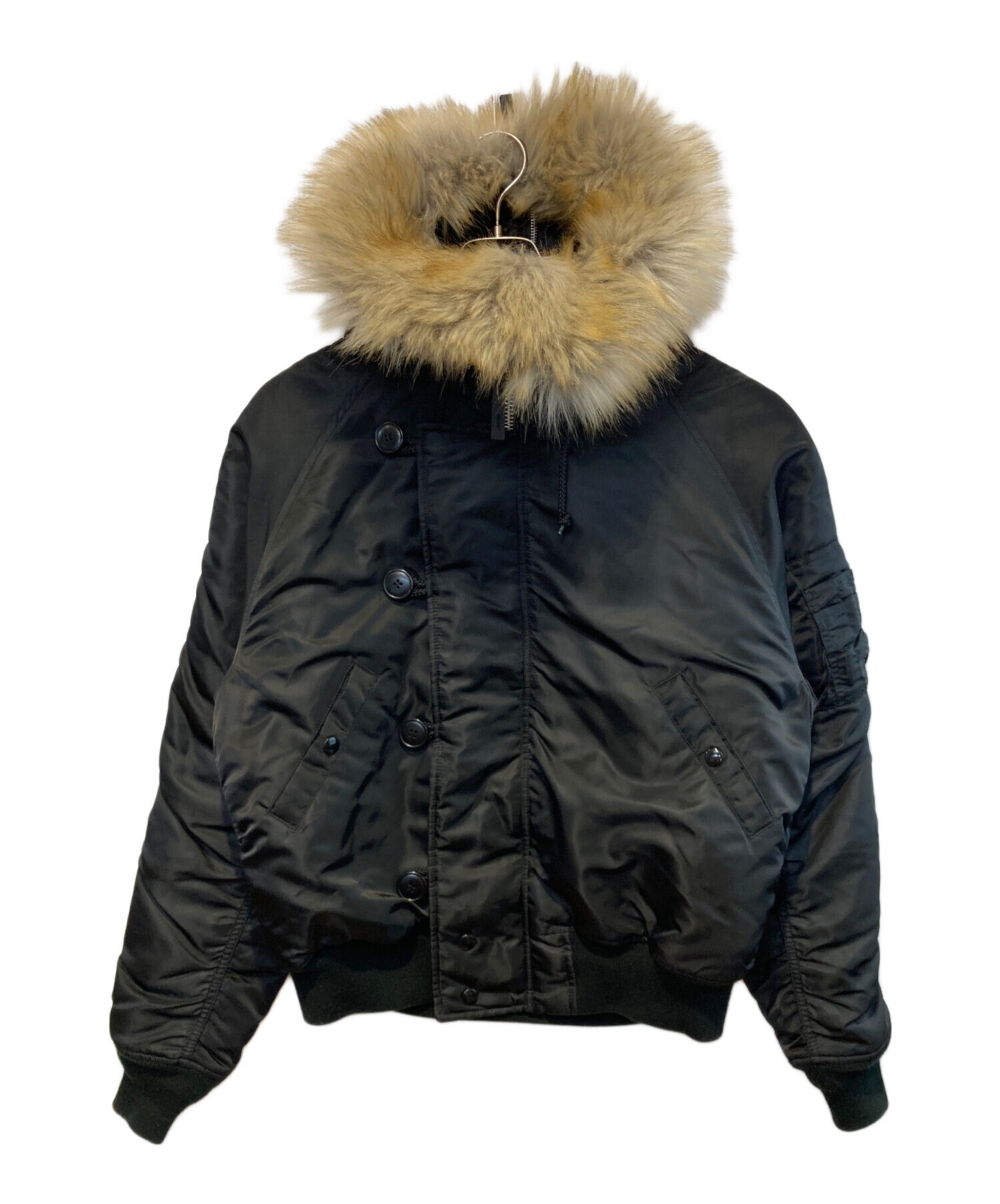 中古・古着通販】ALPHA (アルファ) N-2Bフライトジャケット ブラック