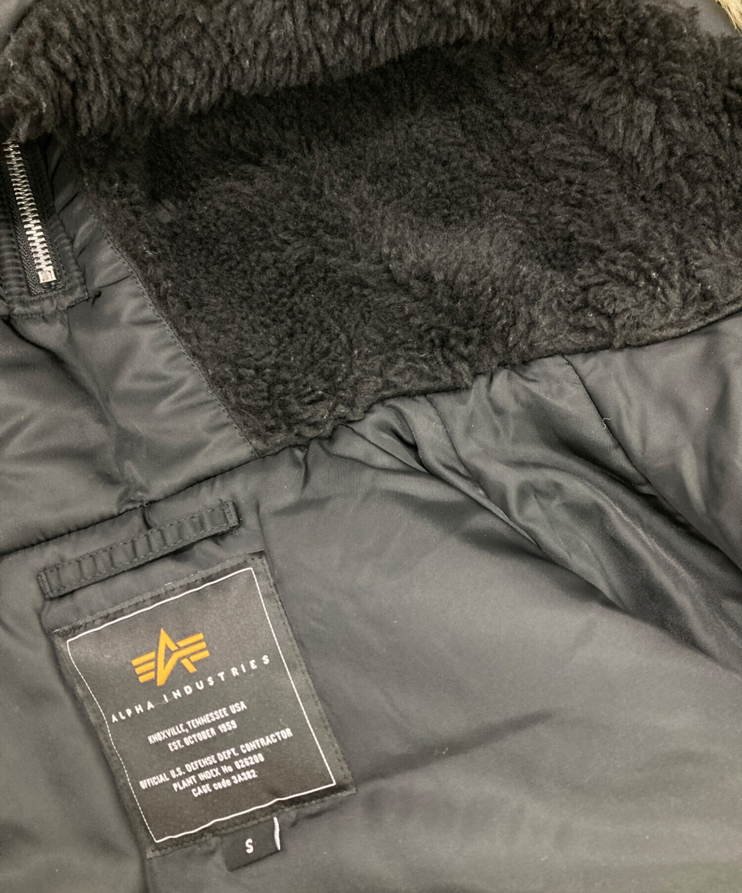 中古・古着通販】ALPHA (アルファ) N-2Bフライトジャケット ブラック