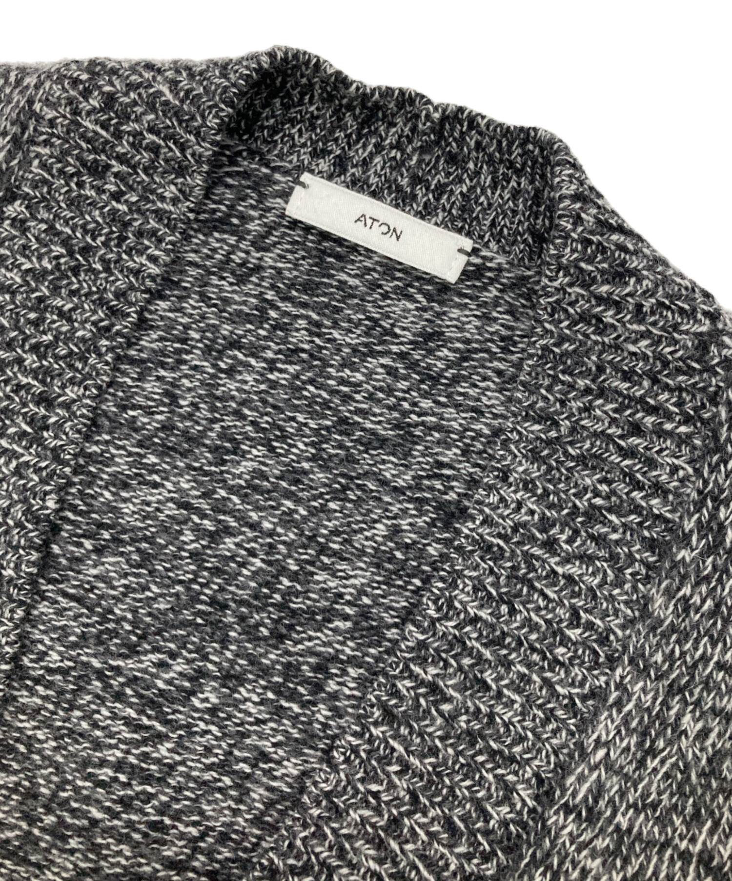 中古・古着通販】ATON (エイトン) BABY WOOL MOULINEオーバーサイズ