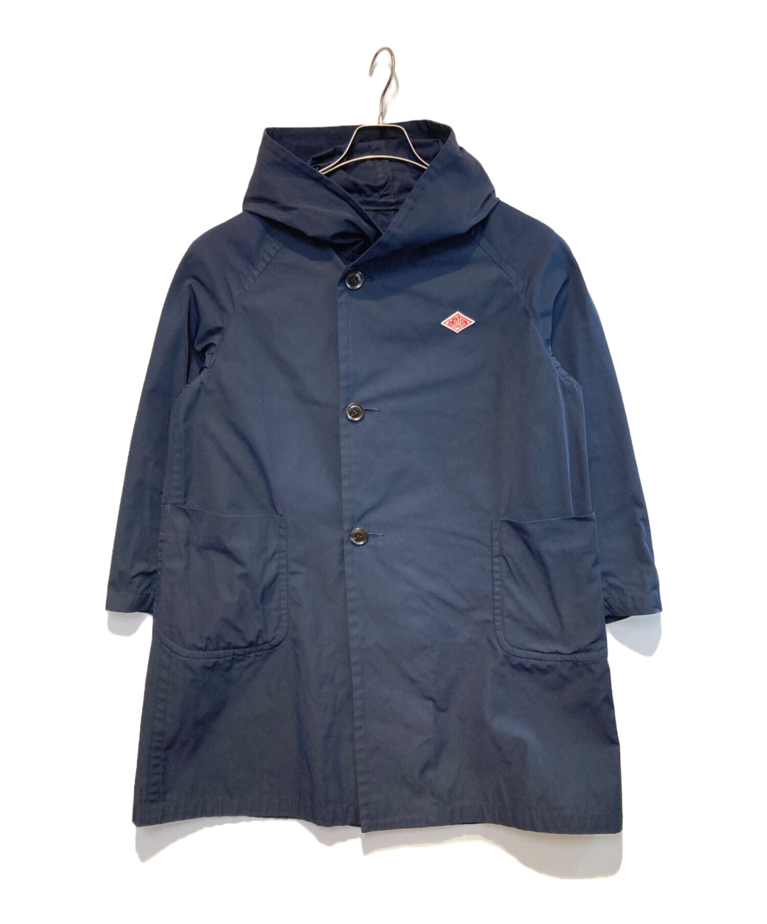 中古・古着通販】DANTON (ダントン) Double Cloth hood coat ネイビー