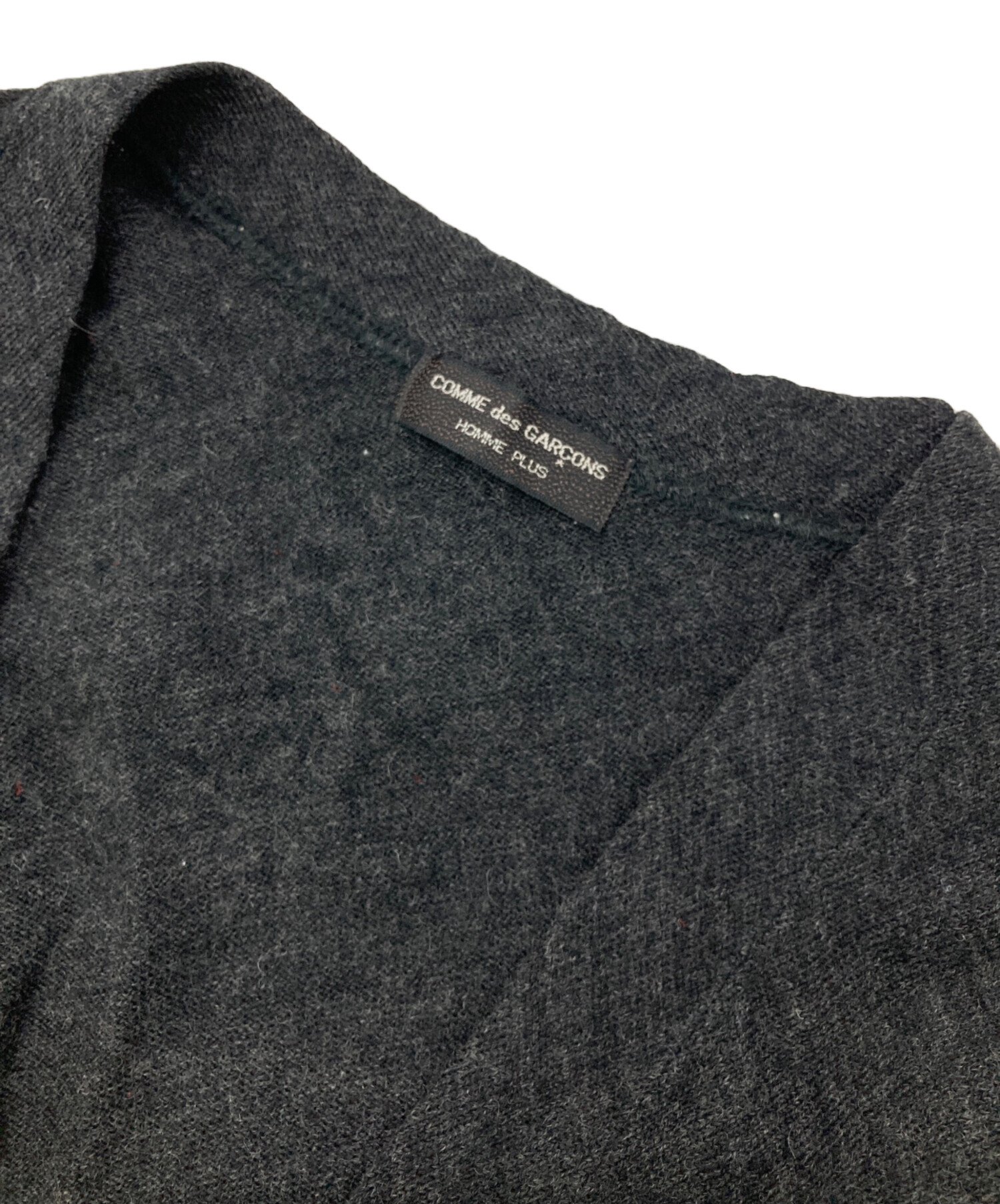 AD1993 ギャルソンオムプリュス ジップカーディガン 中古・古着通販】COMME des GARCONS HOMME PLUS (コムデギャルソンオム