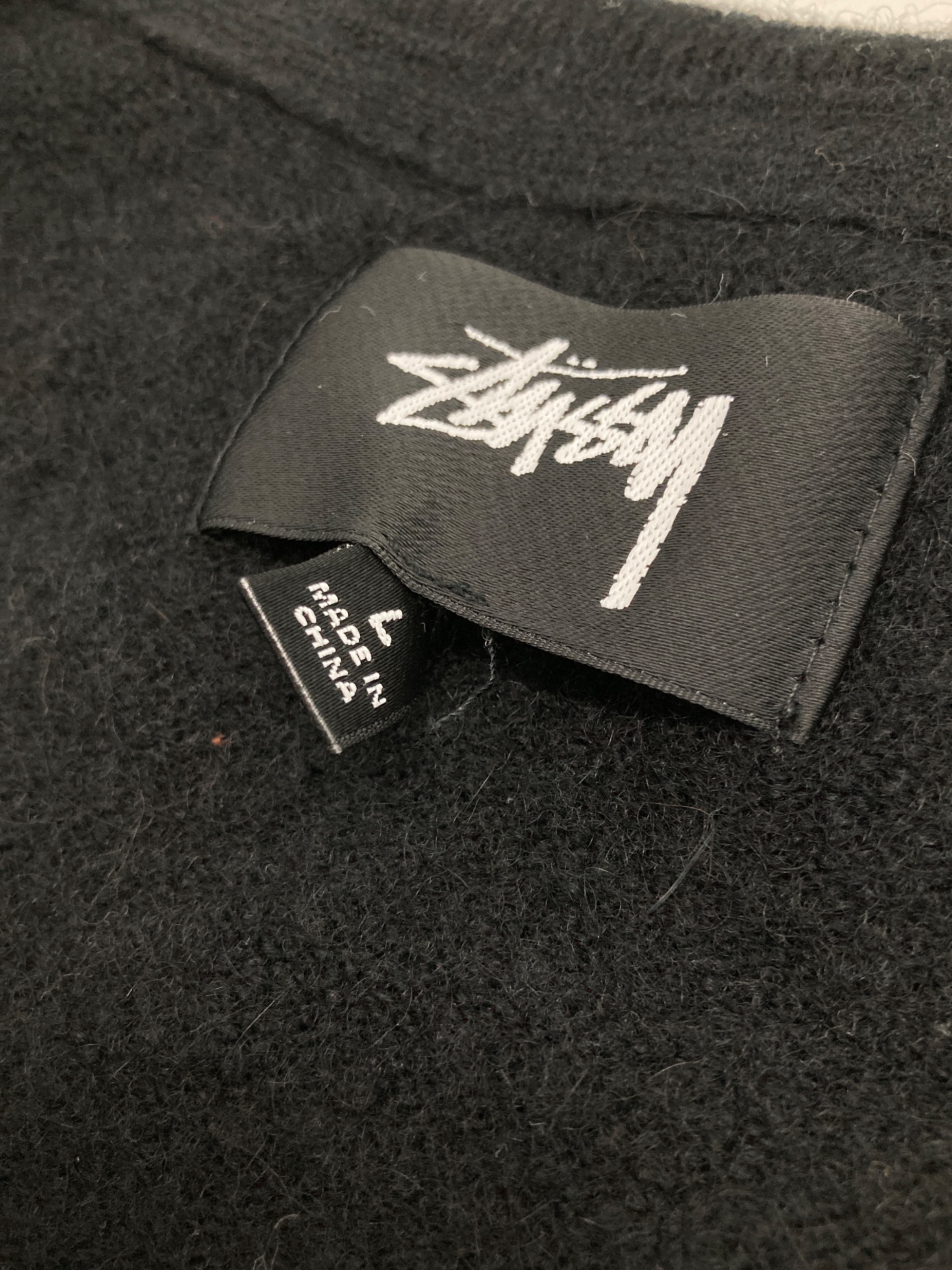 中古・古着通販】stussy (ステューシー) Brushed Cardigan ブラック