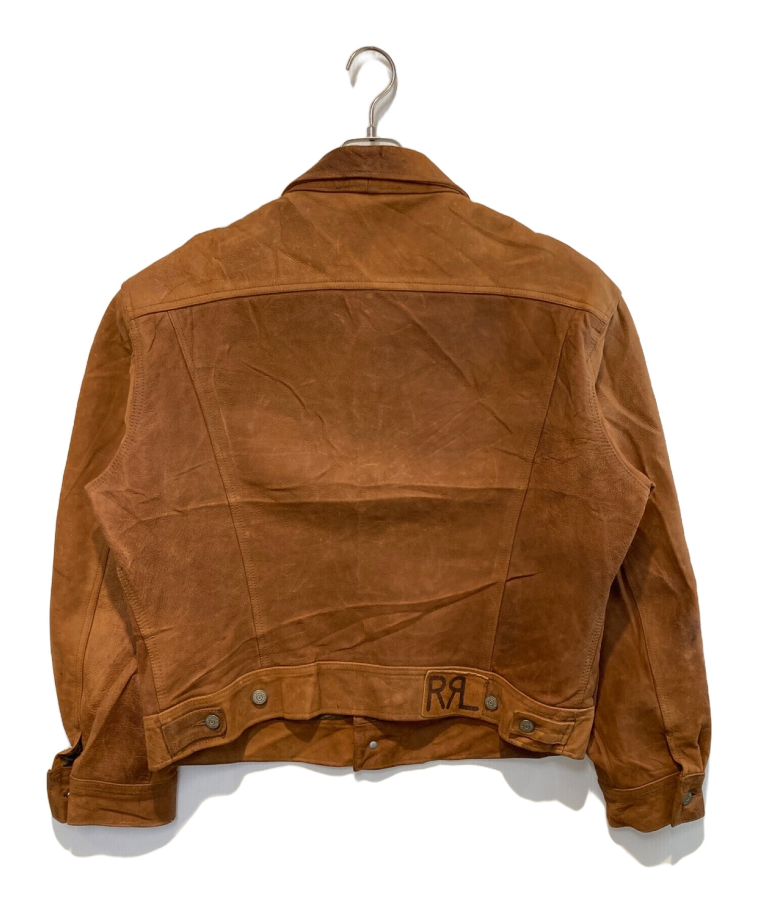 中古・古着通販】RRL (ダブルアールエル) レザートラッカージャケット