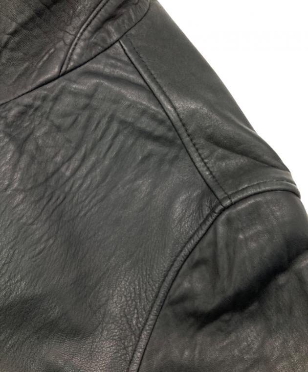 中古・古着通販】Eddie Bauer (エディーバウアー) レザーカーコート