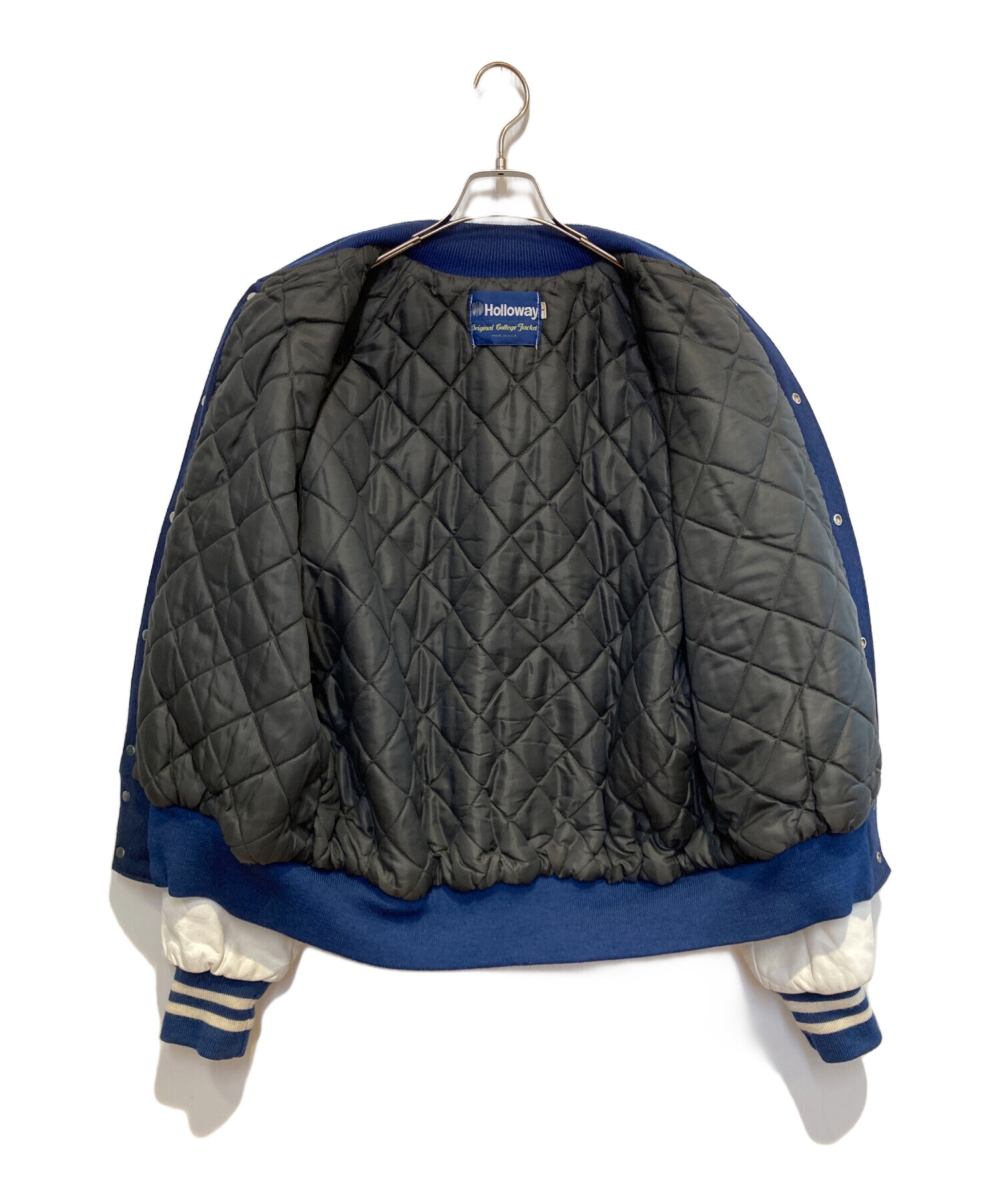 中古・古着通販】Holloway (ホロウェイ) ［古着］スタジャン ネイビー