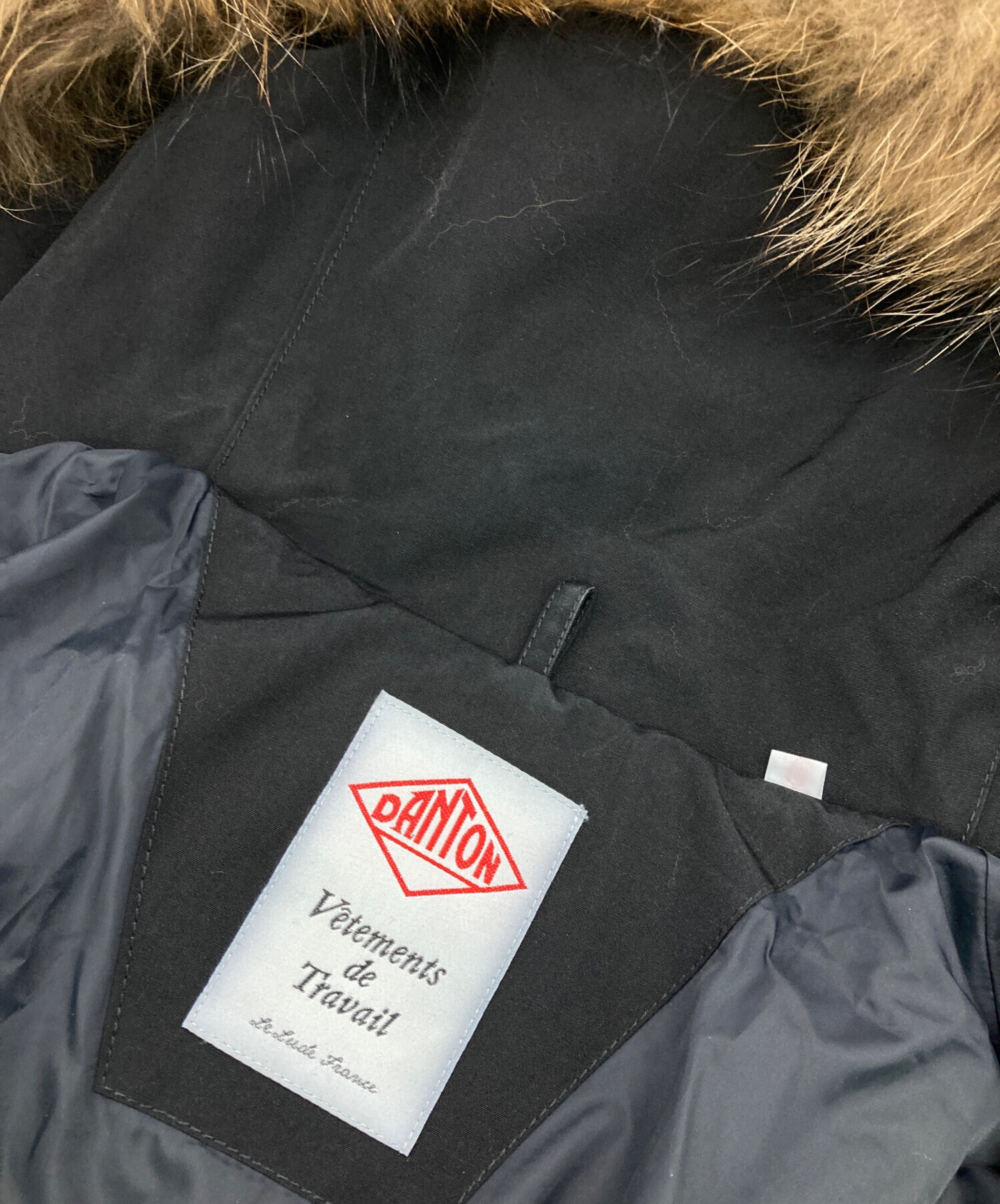 中古・古着通販】DANTON (ダントン) フード付きロングダウンコート 