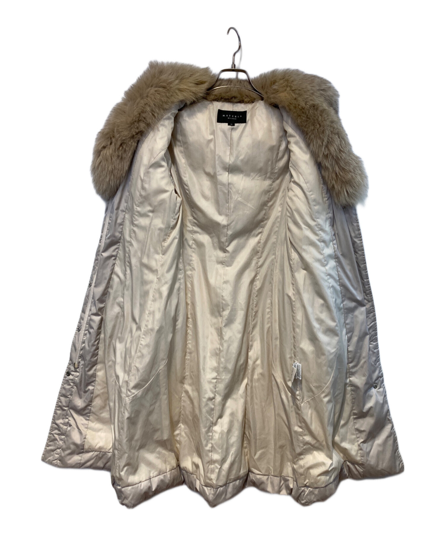 中古・古着通販】MATERIA (マテリア) フォックスファーダウンコート