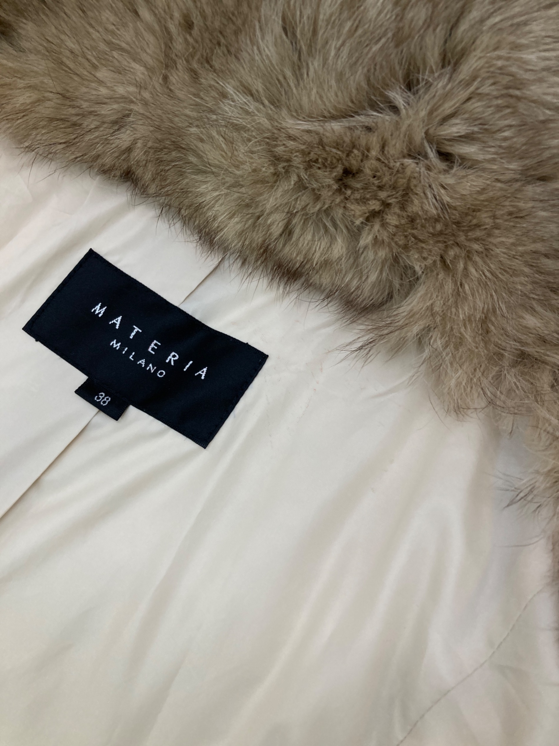 中古・古着通販】MATERIA (マテリア) フォックスファーダウンコート