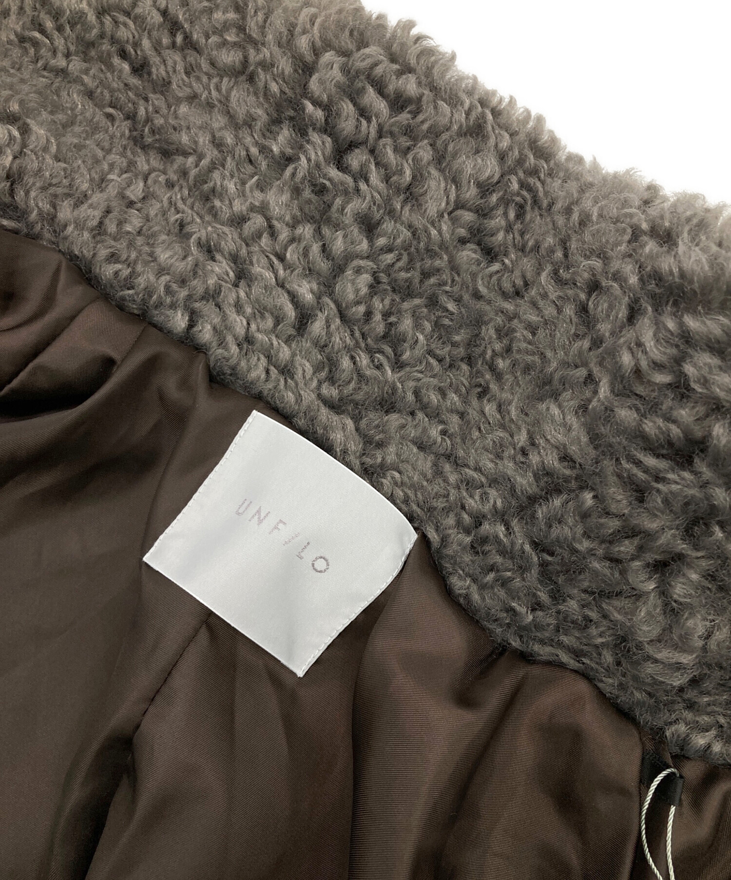中古・古着通販】UNFILO (アンフィーロ) エコファーステンカラーコート 