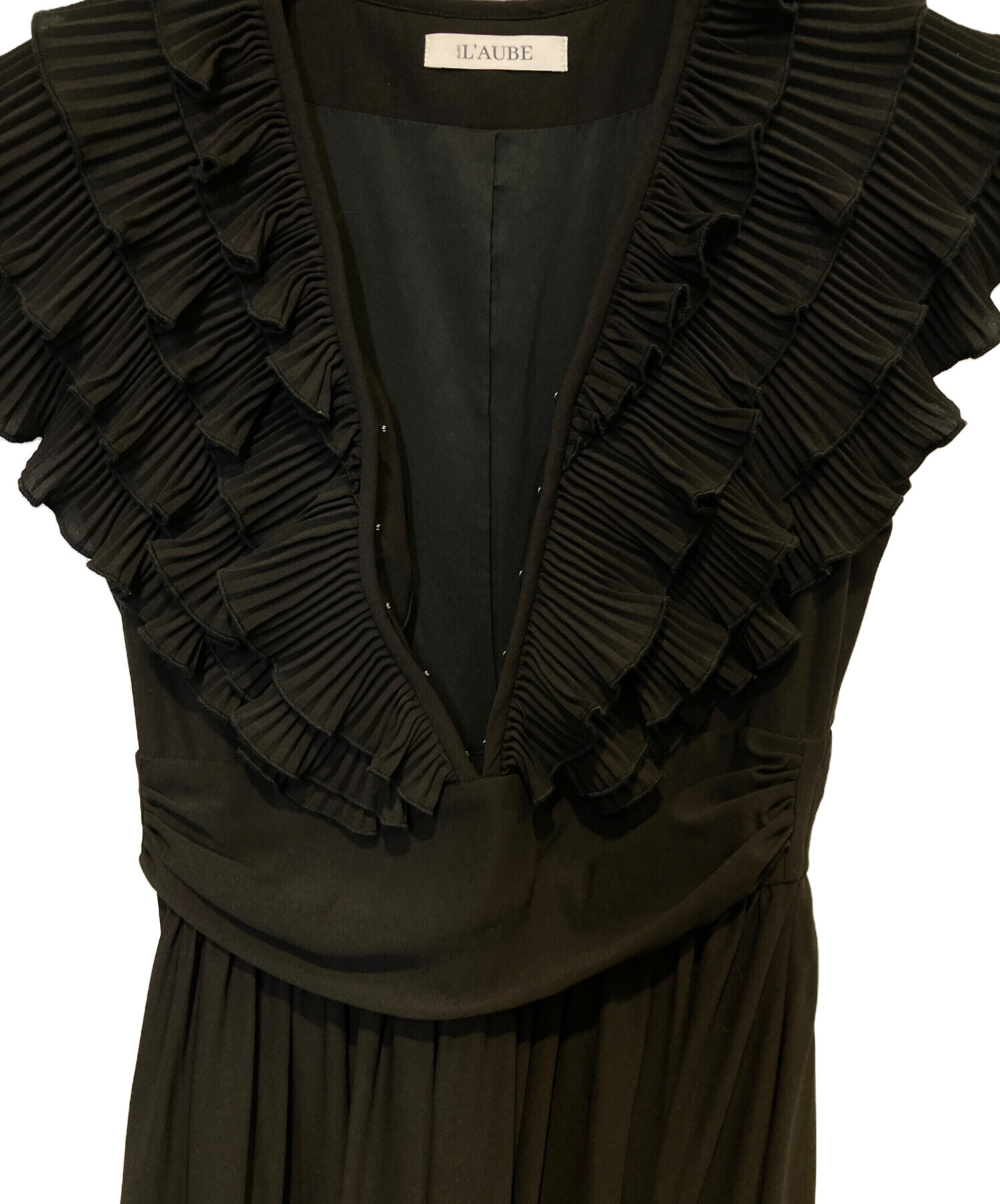 中古・古着通販】L'AUBE BLANC (ローブ ブラン) Pleats collar Chiffon