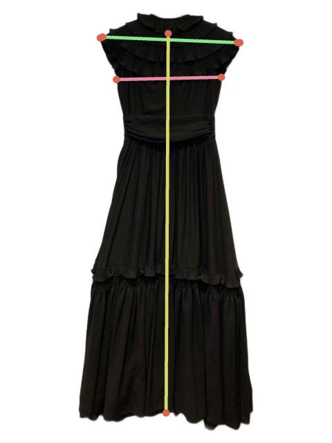 中古・古着通販】L'AUBE BLANC (ローブ ブラン) Pleats collar Chiffon