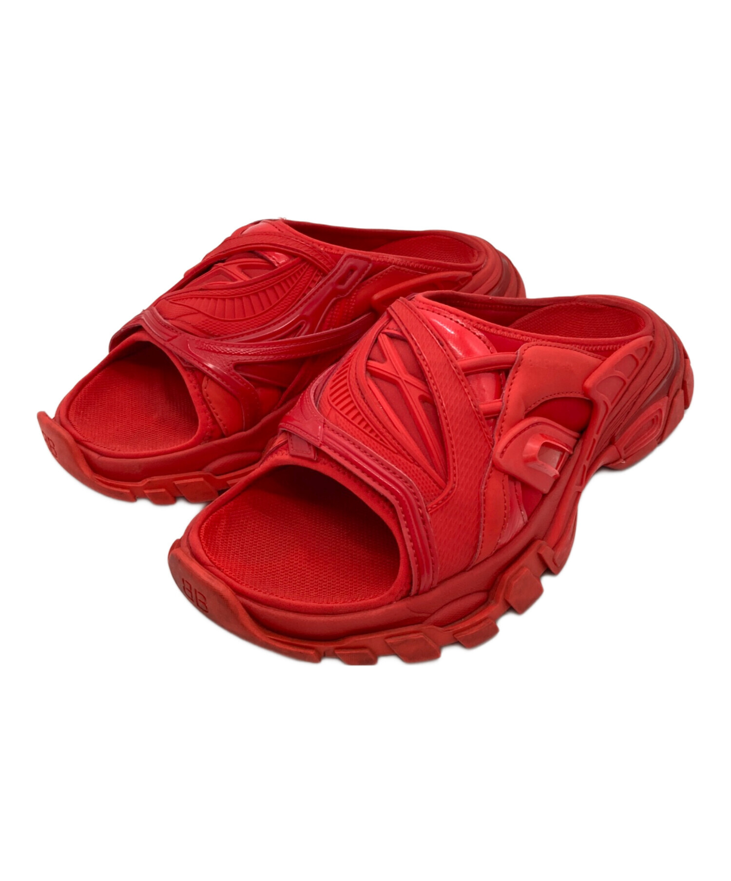 中古・古着通販】BALENCIAGA (バレンシアガ) TRACK SLIDE レッド