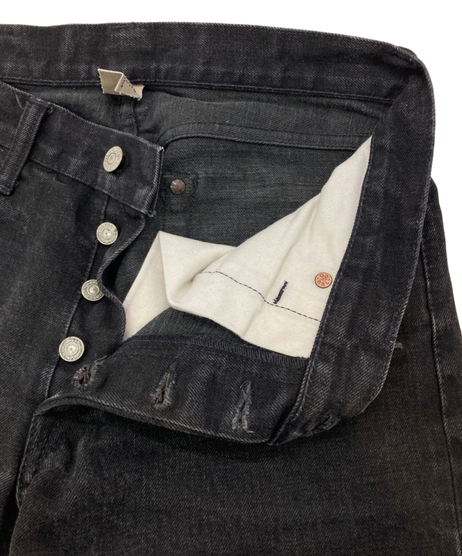 中古・古着通販】RRL (ダブルアールエル) SLIM FITブラックデニム