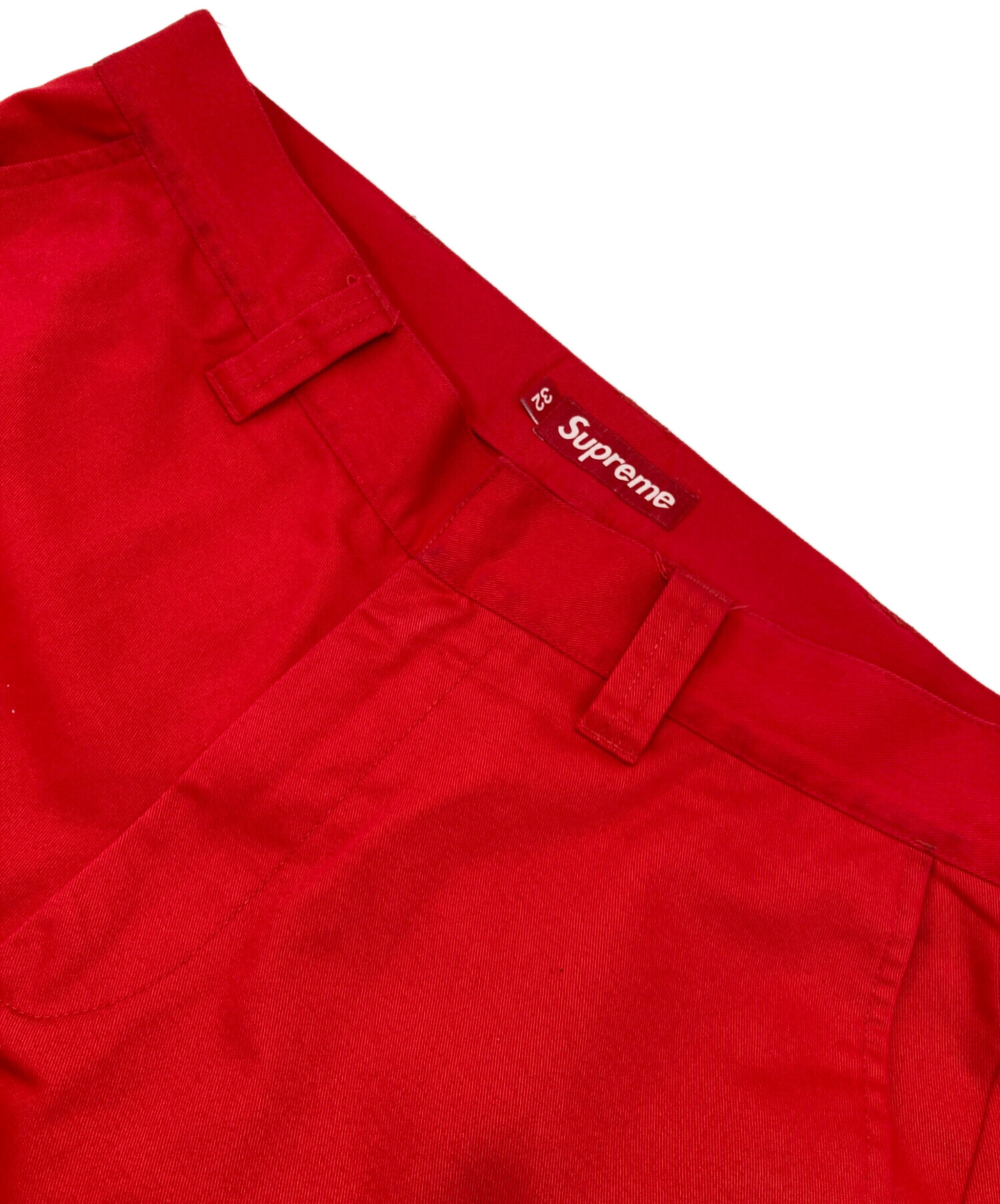 中古・古着通販】SUPREME (シュプリーム) Work Pant レッド サイズ:32