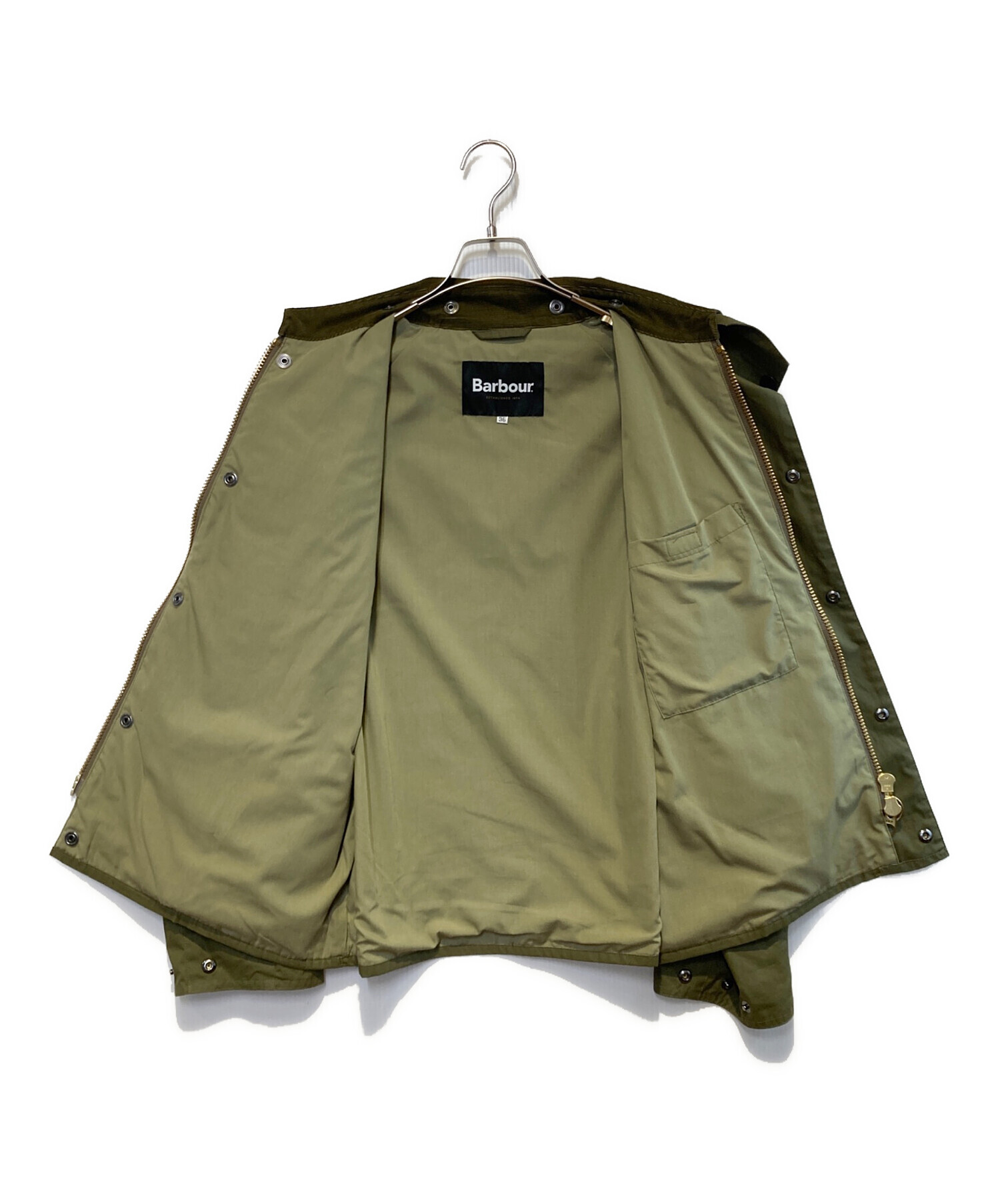 中古・古着通販】Barbour (バブアー) LAKELAND NON WAX ブラック