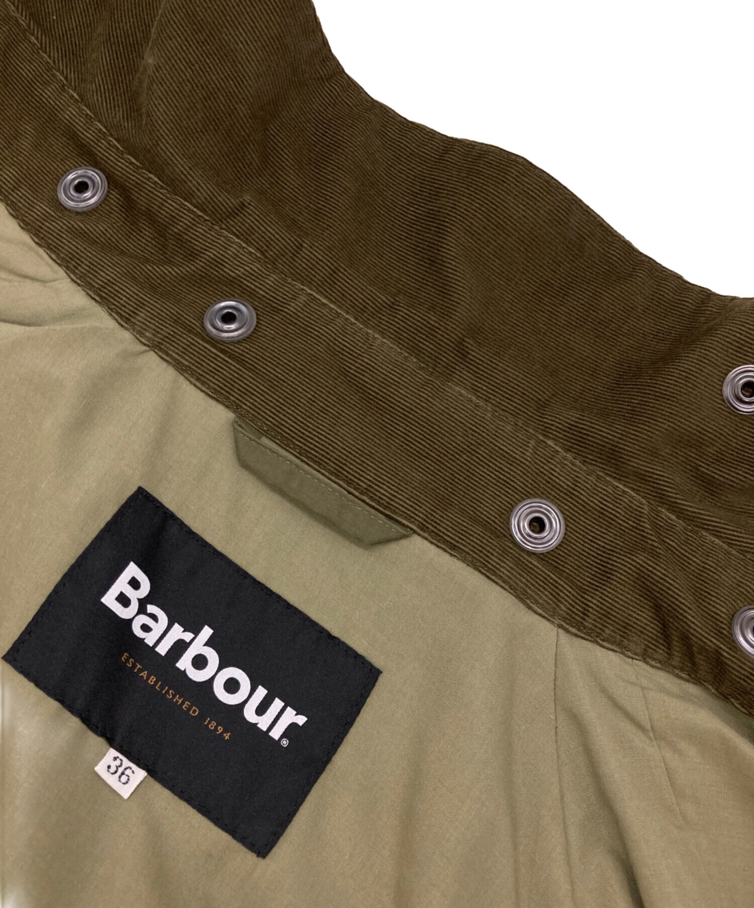 中古・古着通販】Barbour (バブアー) LAKELAND NON WAX ブラック 