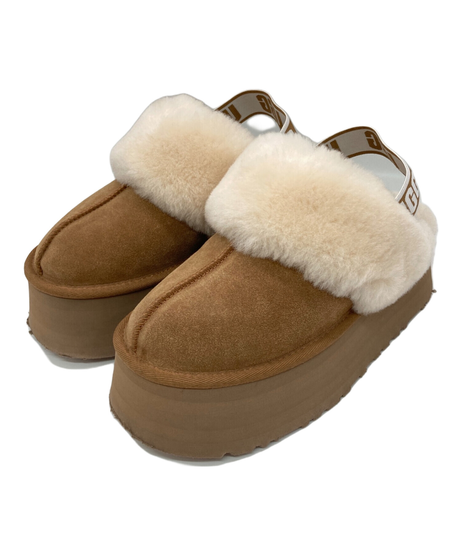 中古・古着通販】UGG (アグ) FUNKETTE ベージュ サイズ:UK5｜ブランド