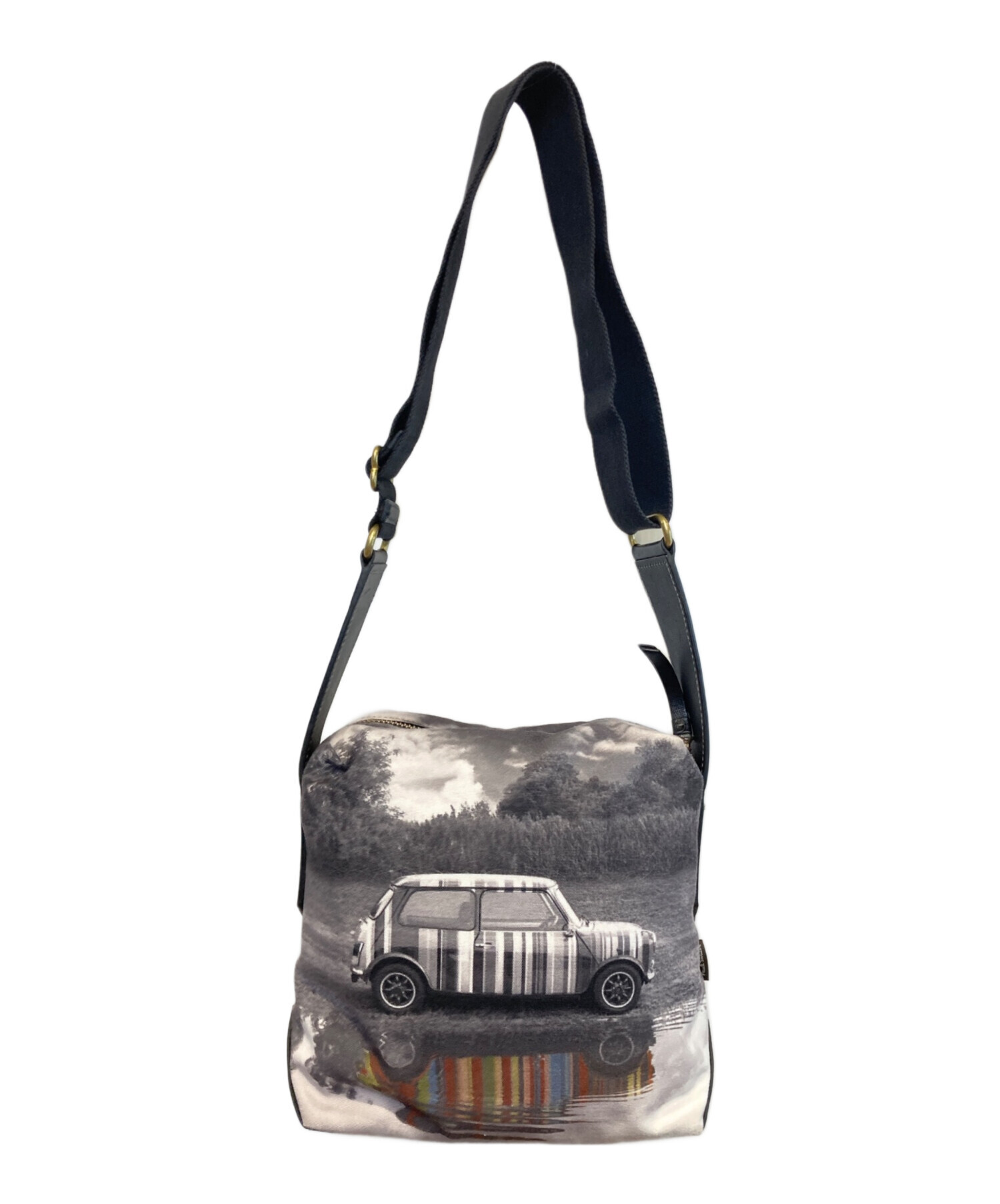 ポールスミス ショルダーバック メッセンジャー マルチカラー ミニクーパー 中古・古着通販】PAUL SMITH (ポールスミス) ミニクーパーショルダー