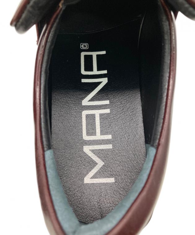 中古・古着通販】MANA (マナ) ダブルフックローファー ブラウン サイズ