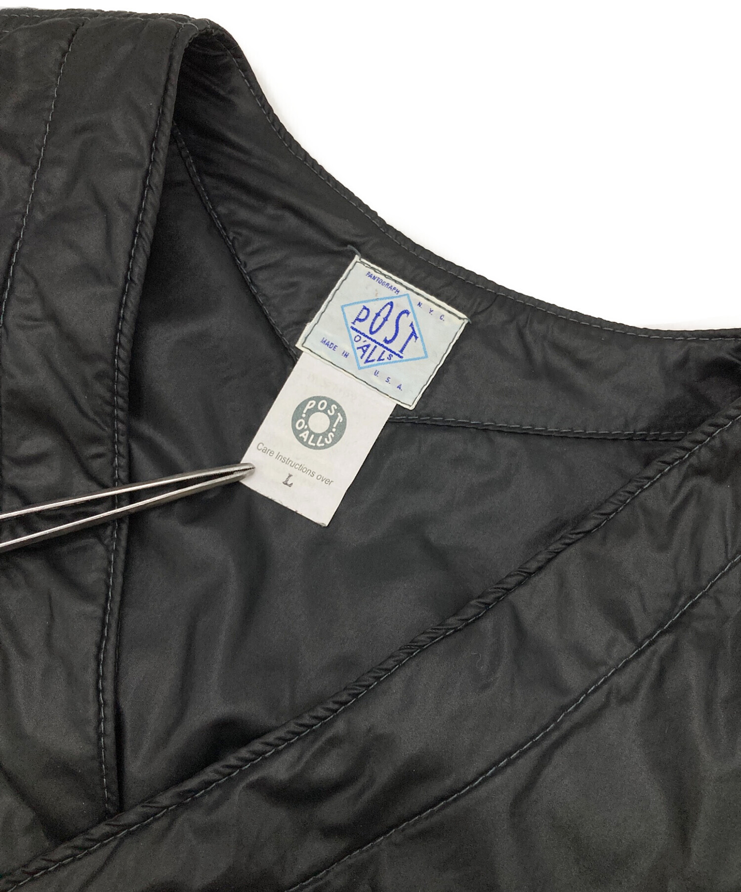 POSTポストオーバーオールズＬポリタフタ パッカリングファティーグジャケット POSTポストオーバーオールズ ファティーグジャケットLポリタフタ