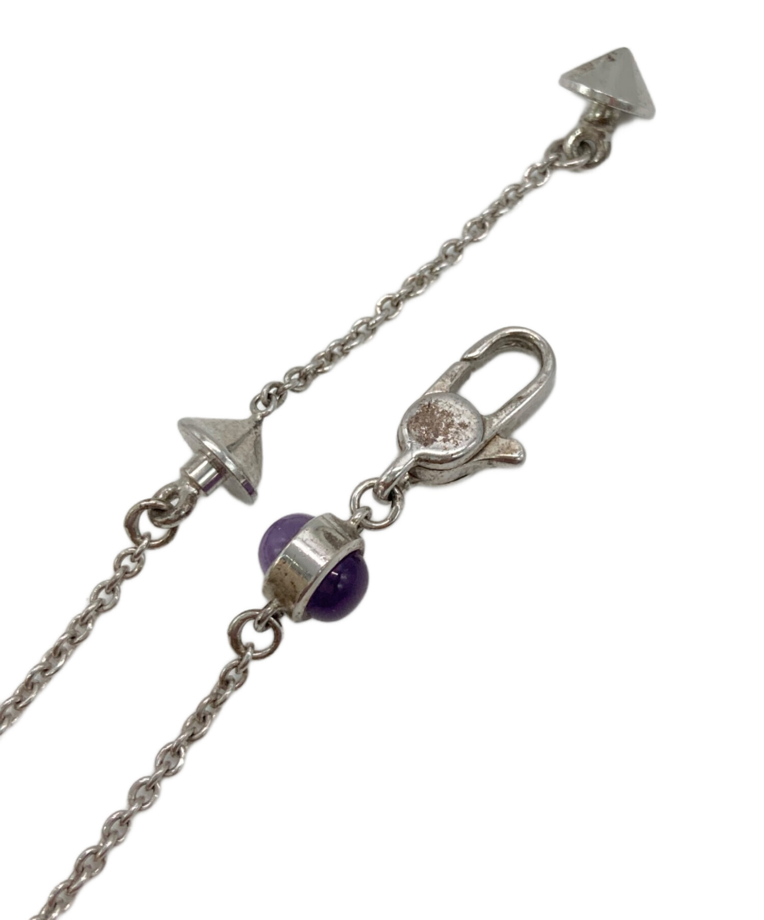中古・古着通販】GUCCI (グッチ) ストーンハートモチーフネックレス