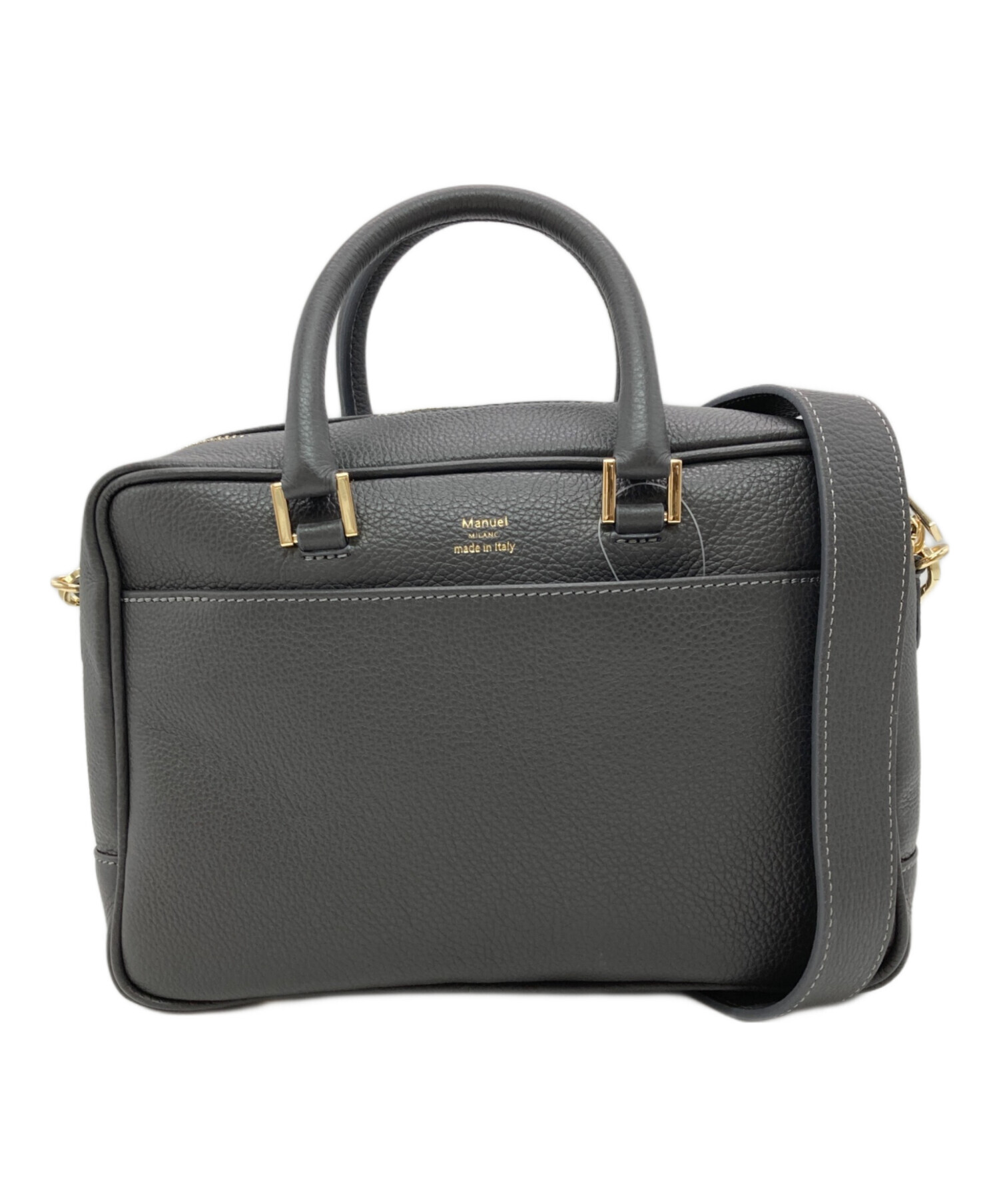 マニュエルミラノ　レザーバッグ　新品・未使用 中古・古着通販】Manuel MILANO (マニュエルミラノ) レザーバッグ