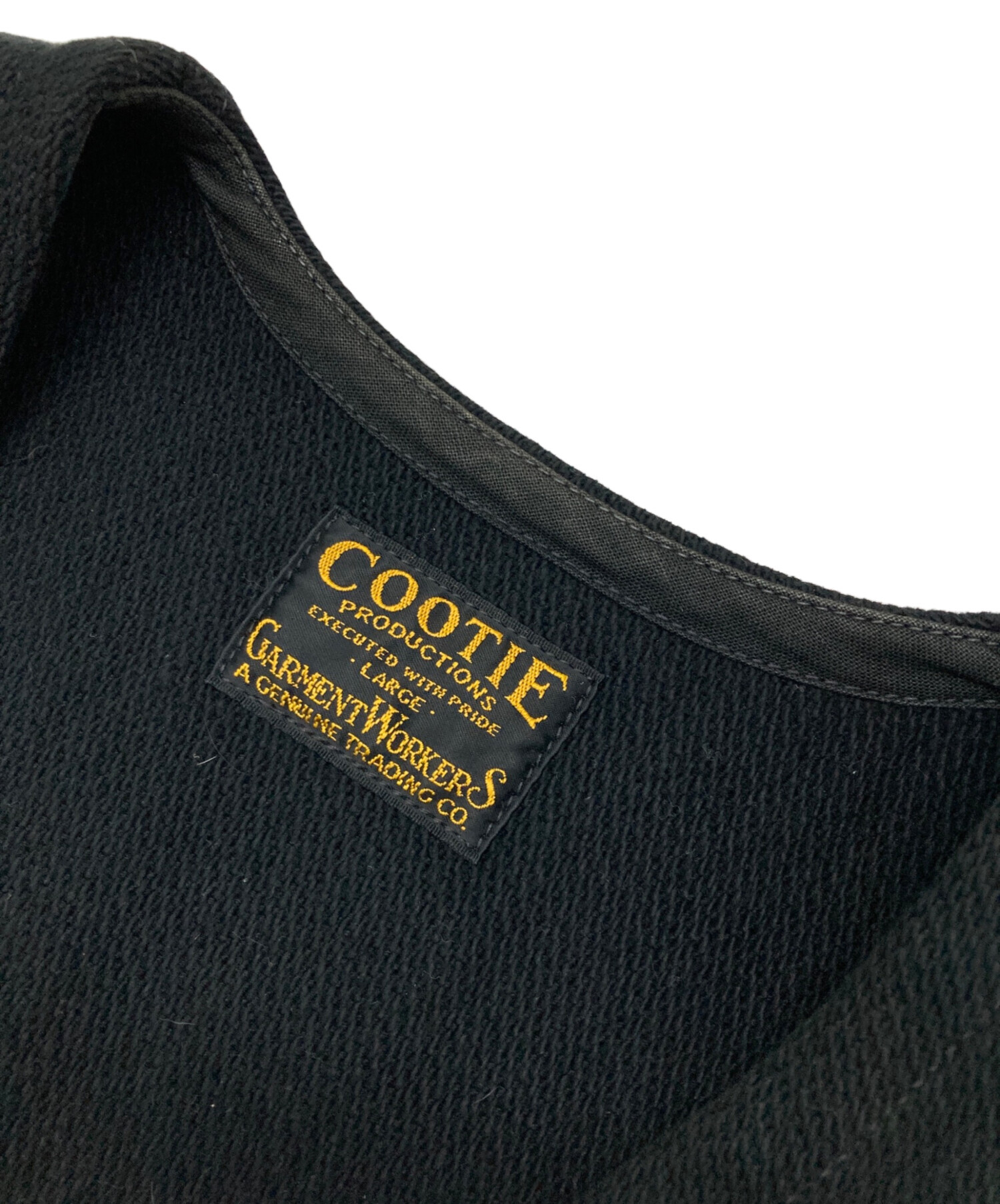 中古・古着通販】COOTIE (クーティー) BAJA VEST ブラック サイズ:L 