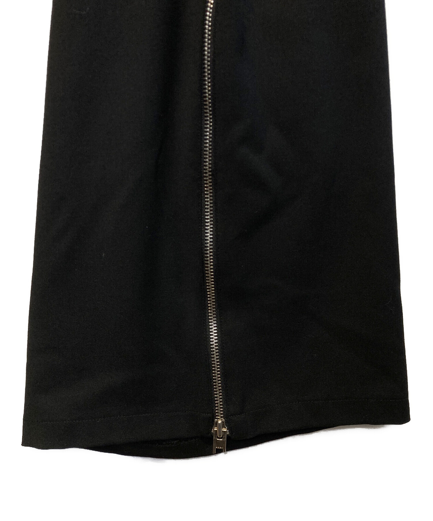 中古・古着通販】ADER error (アーダーエラー) ZIP SLACKS ブラック