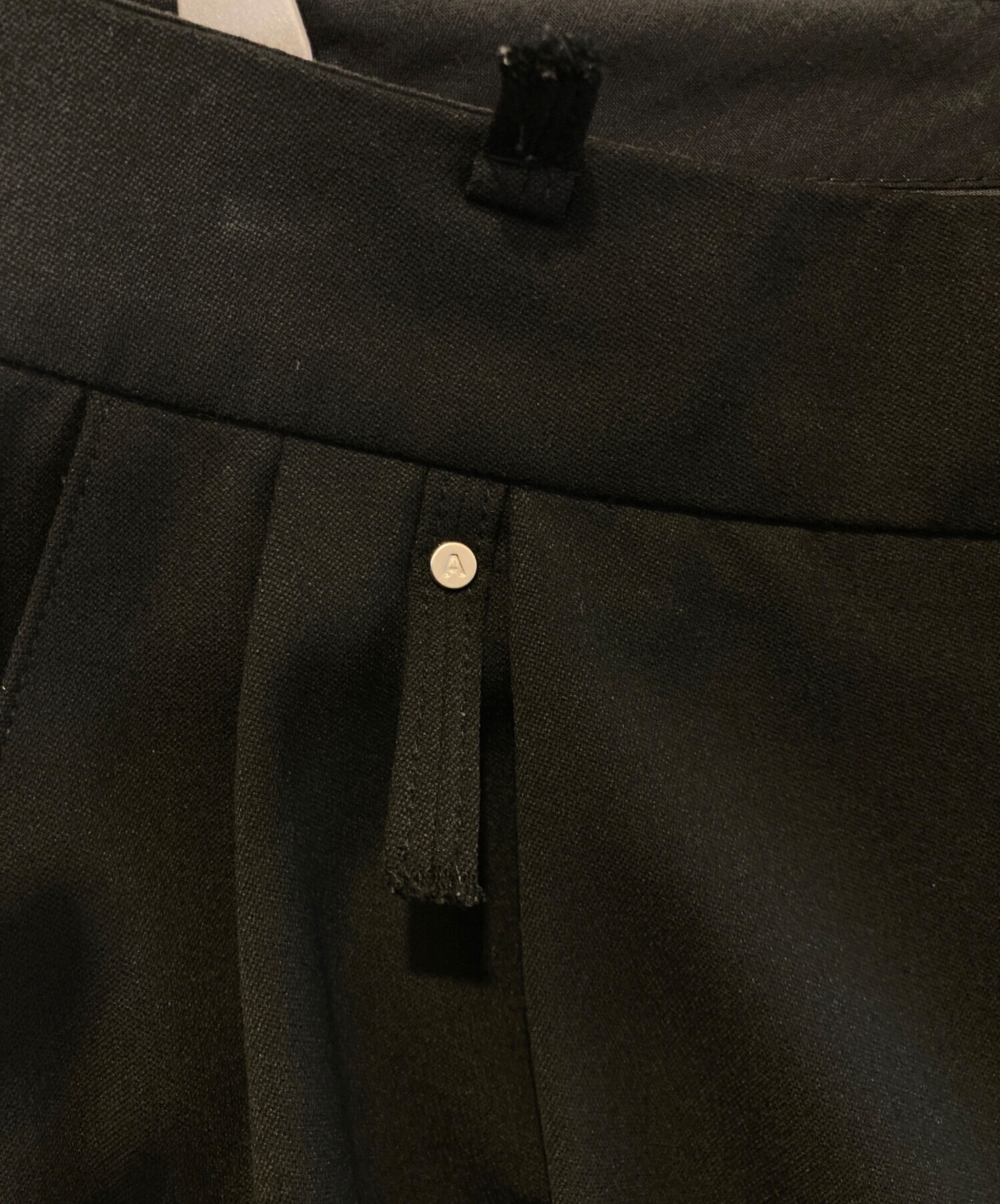 中古・古着通販】ADER error (アーダーエラー) ZIP SLACKS ブラック