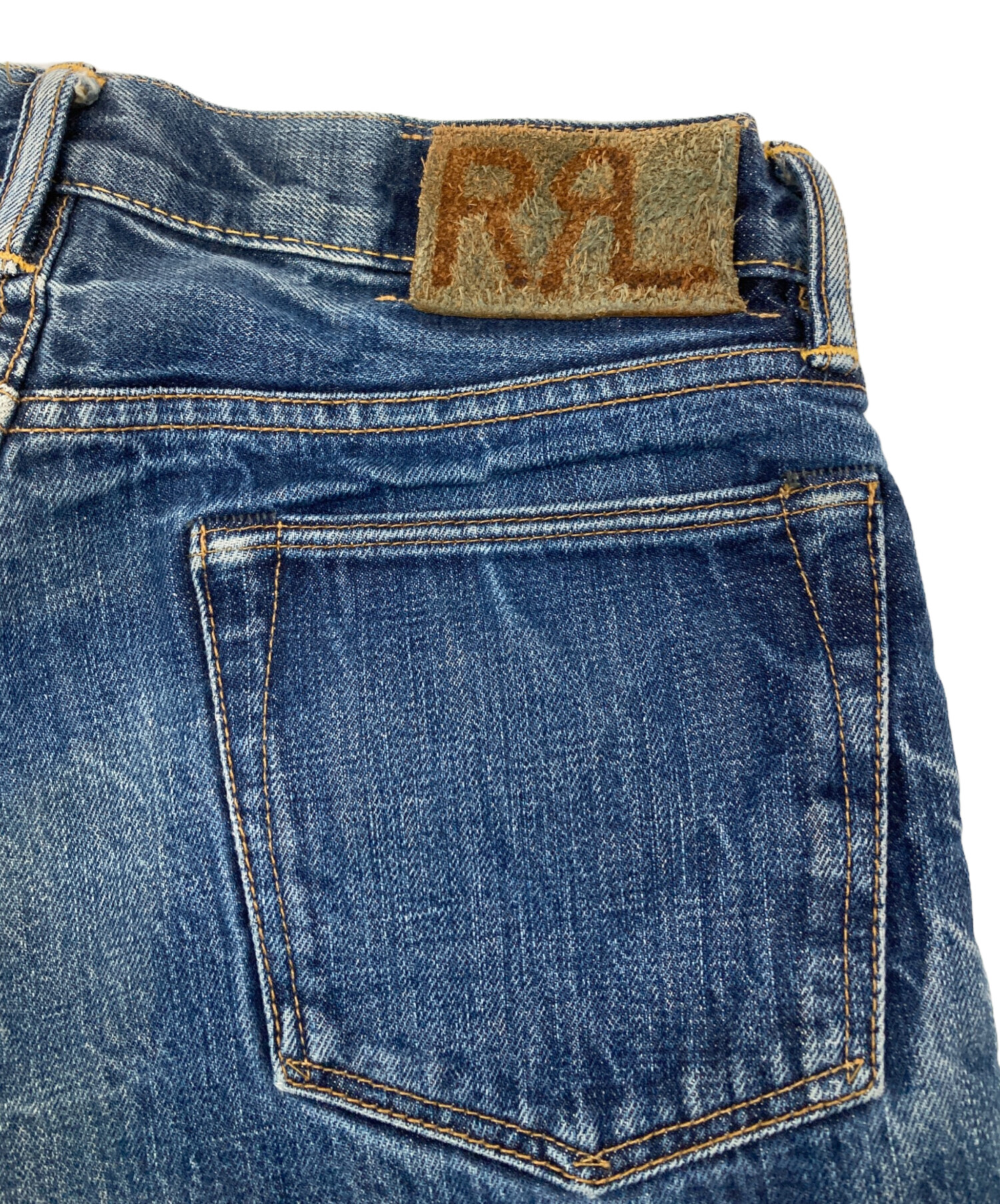 中古・古着通販】RRL (ダブルアールエル) SLIM FITセルビッチデニム